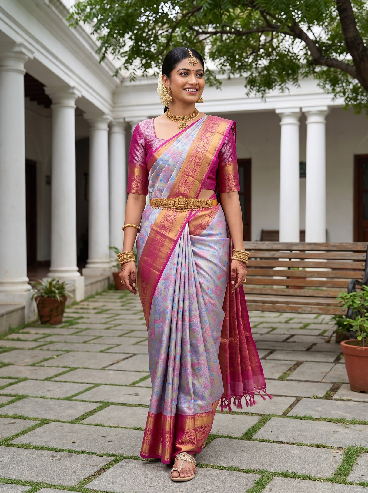 MIMOSA Saree Saree — pose 6 styling detail