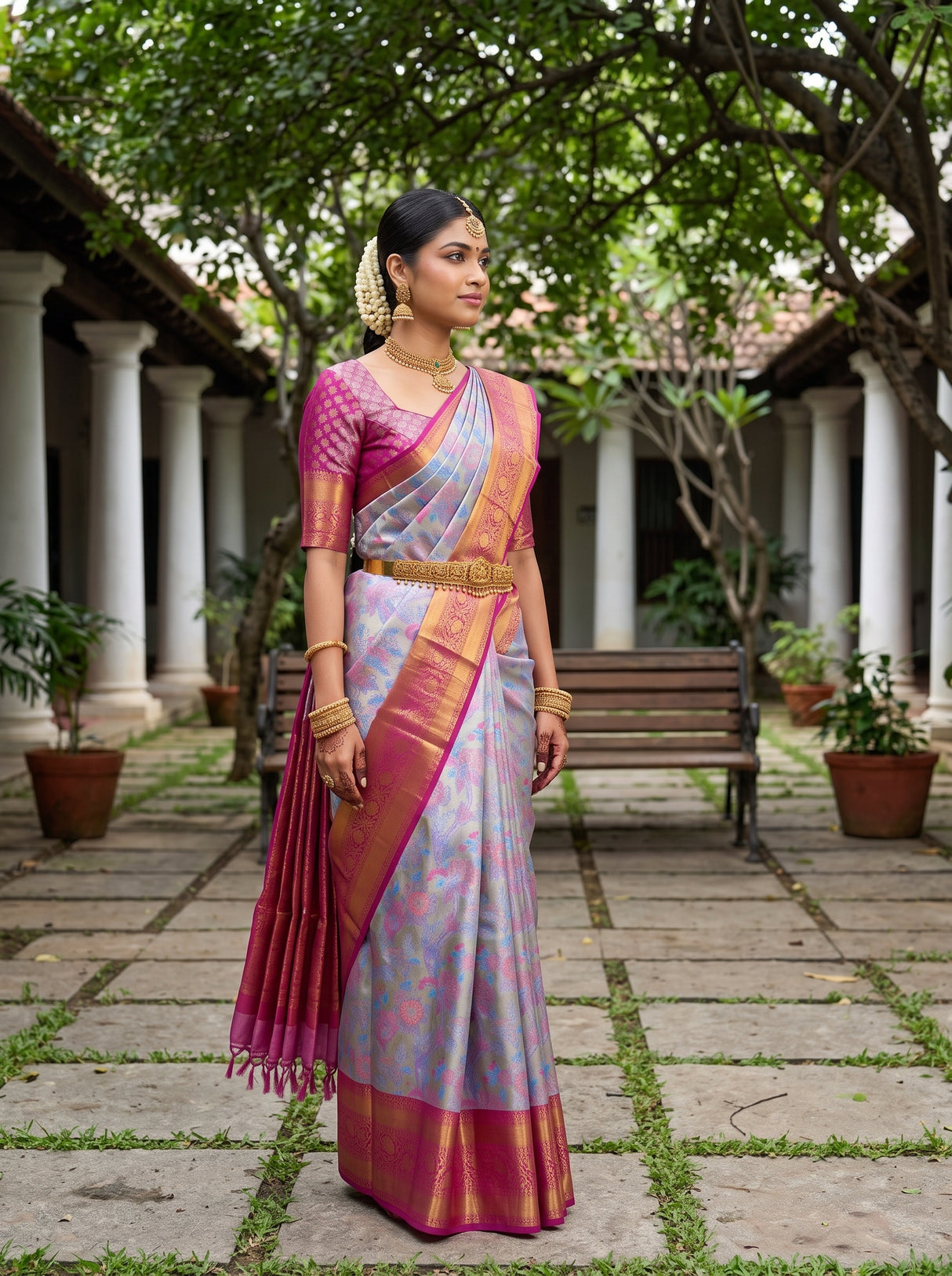 MIMOSA Saree Saree — pose 9 styling detail