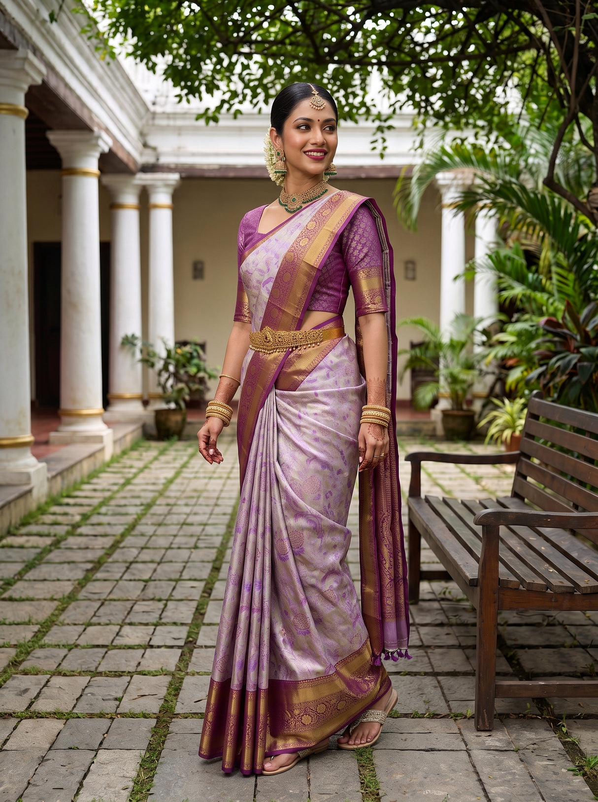 MIMOSA Saree Saree — pose 9 styling detail