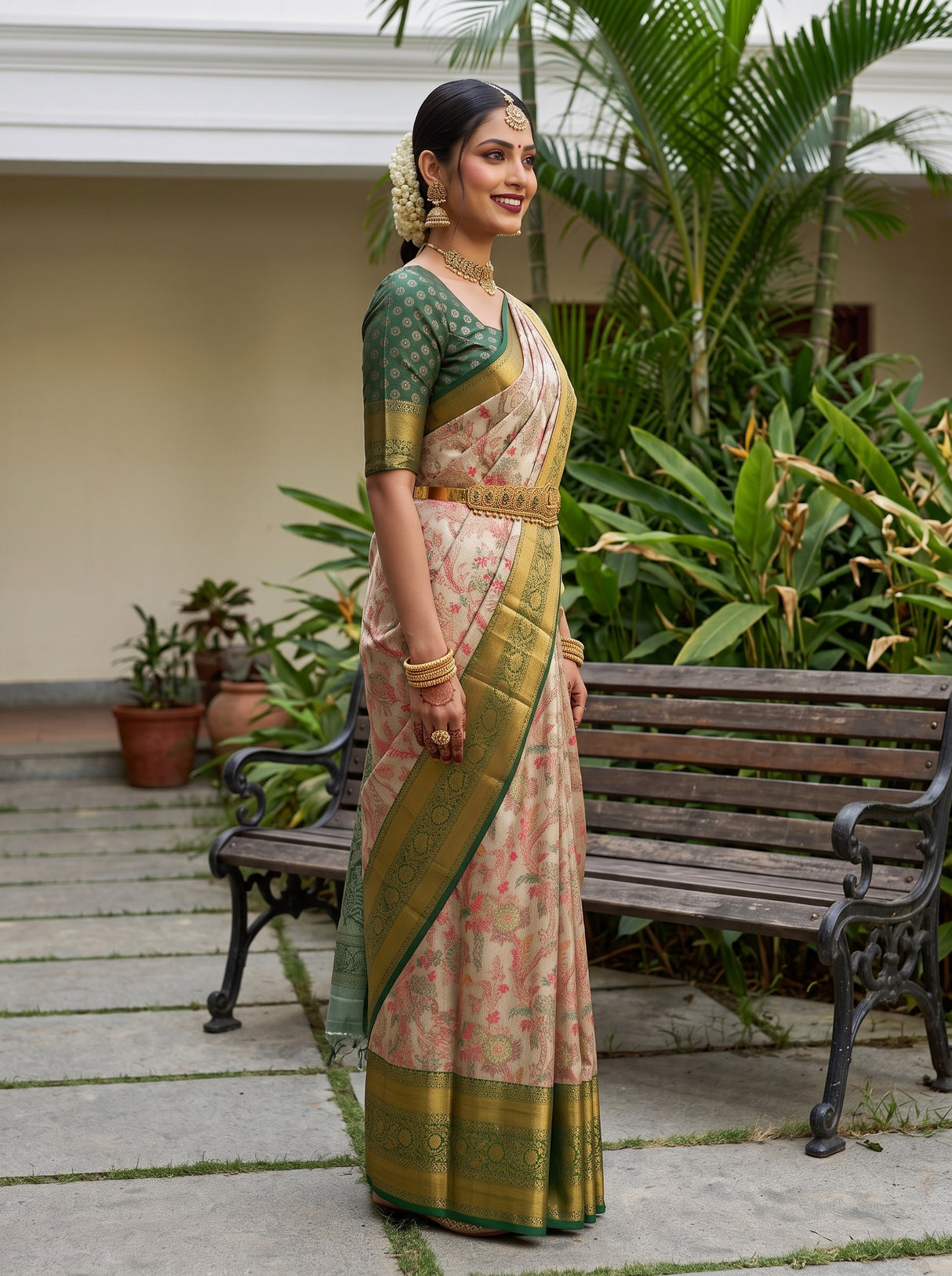 MIMOSA Saree Saree — pose 3 styling detail
