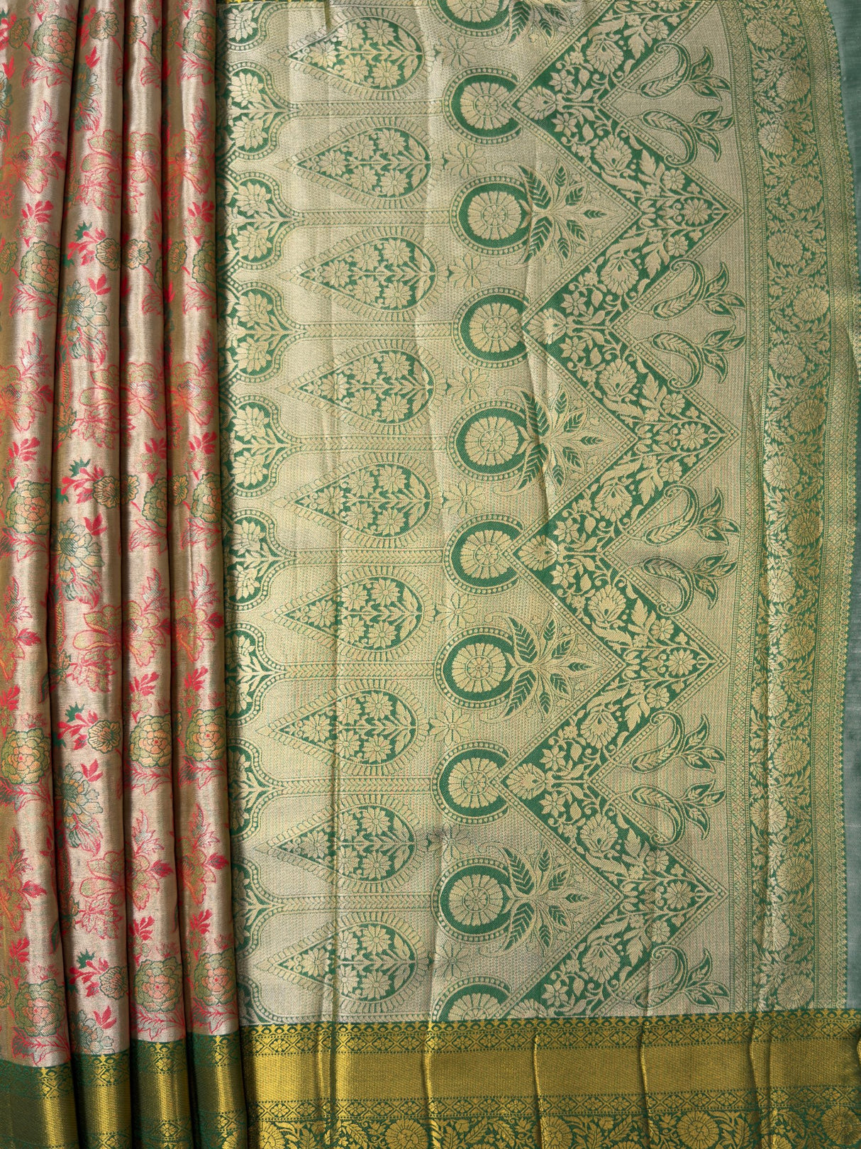 MIMOSA Saree Saree — pallu and zari work detail
