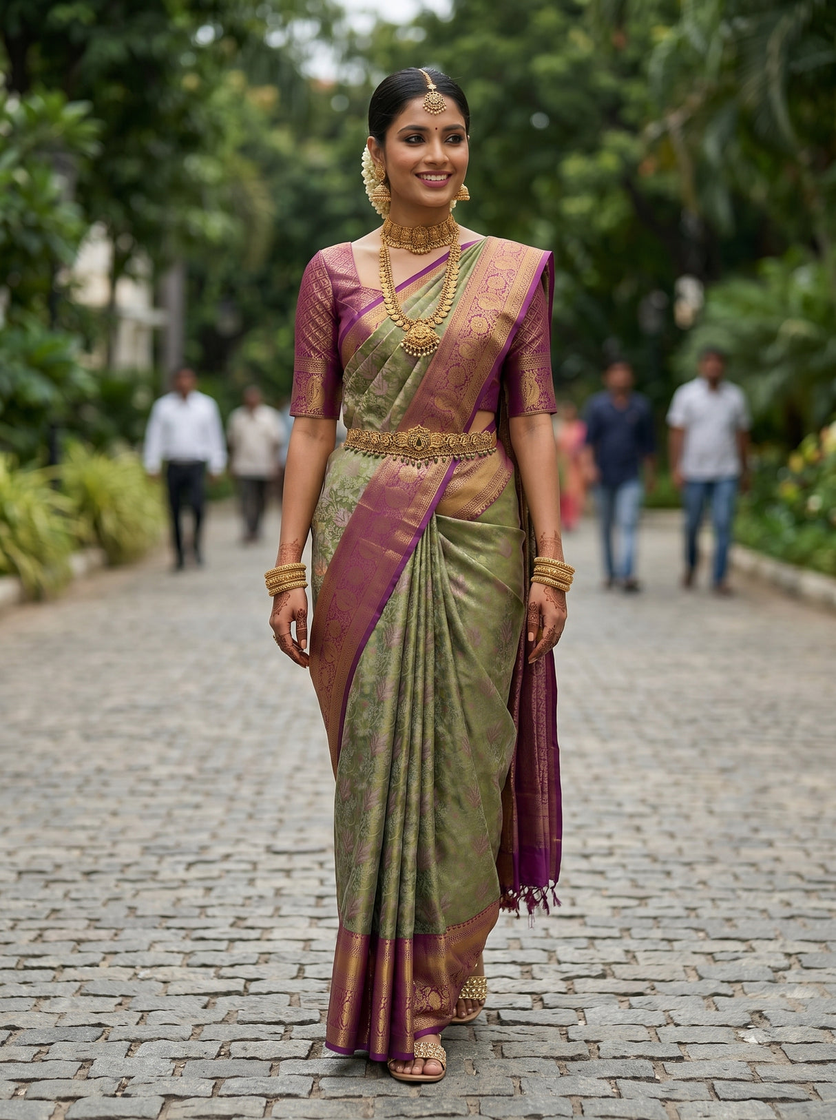 MIMOSA Saree Saree — pose 6 styling detail