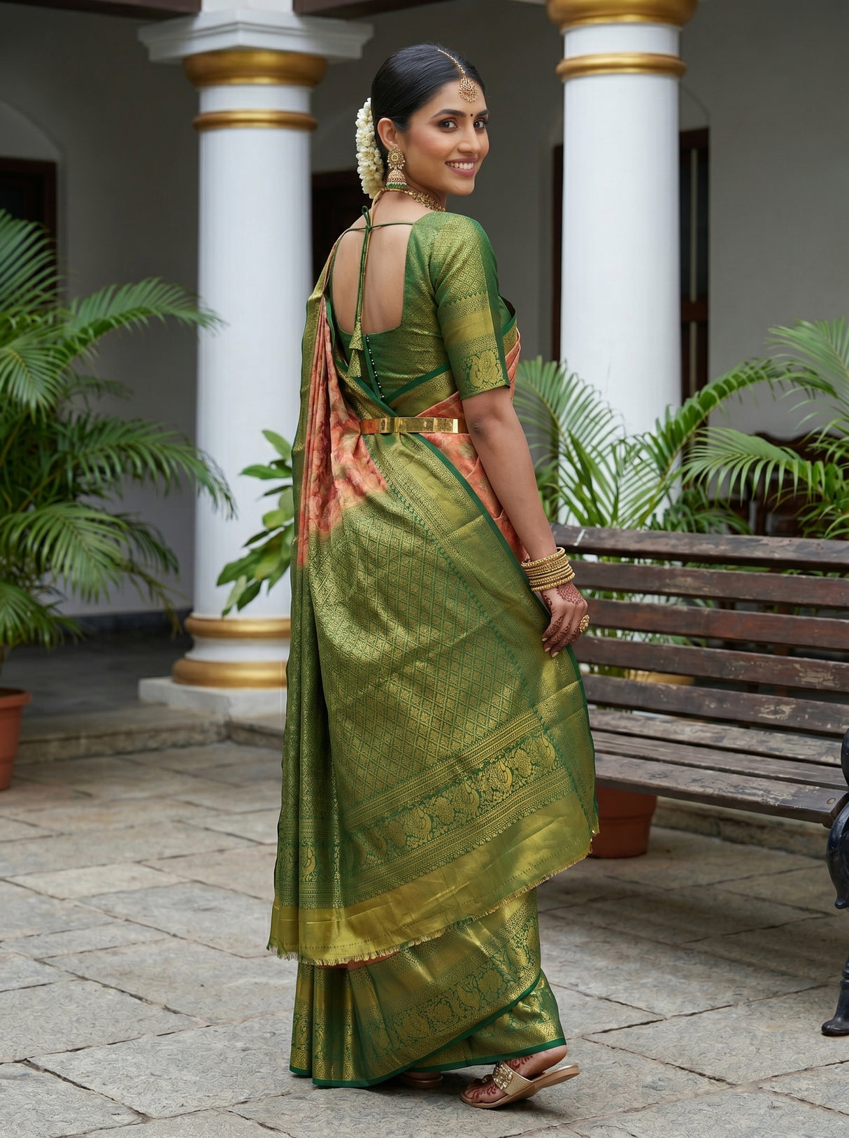 MIMOSA Saree Saree — pose 7 styling detail