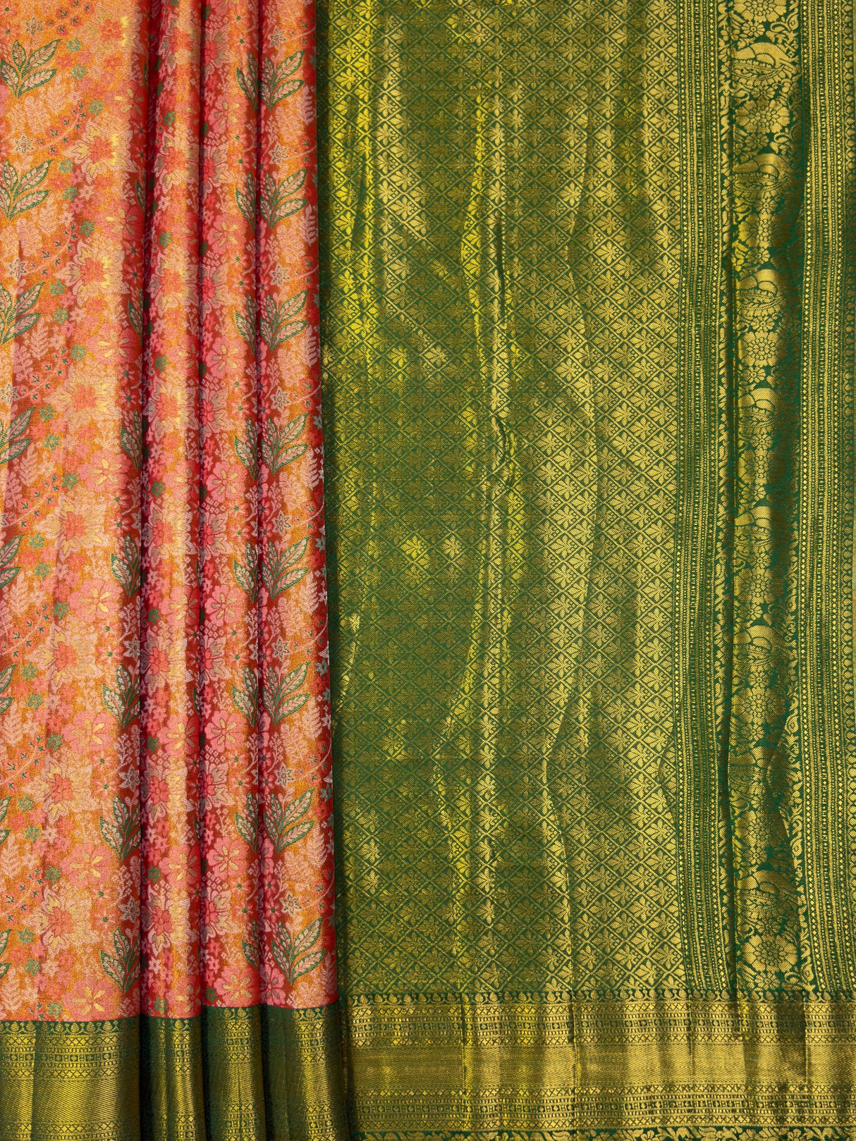 MIMOSA Saree Saree — pallu and zari work detail