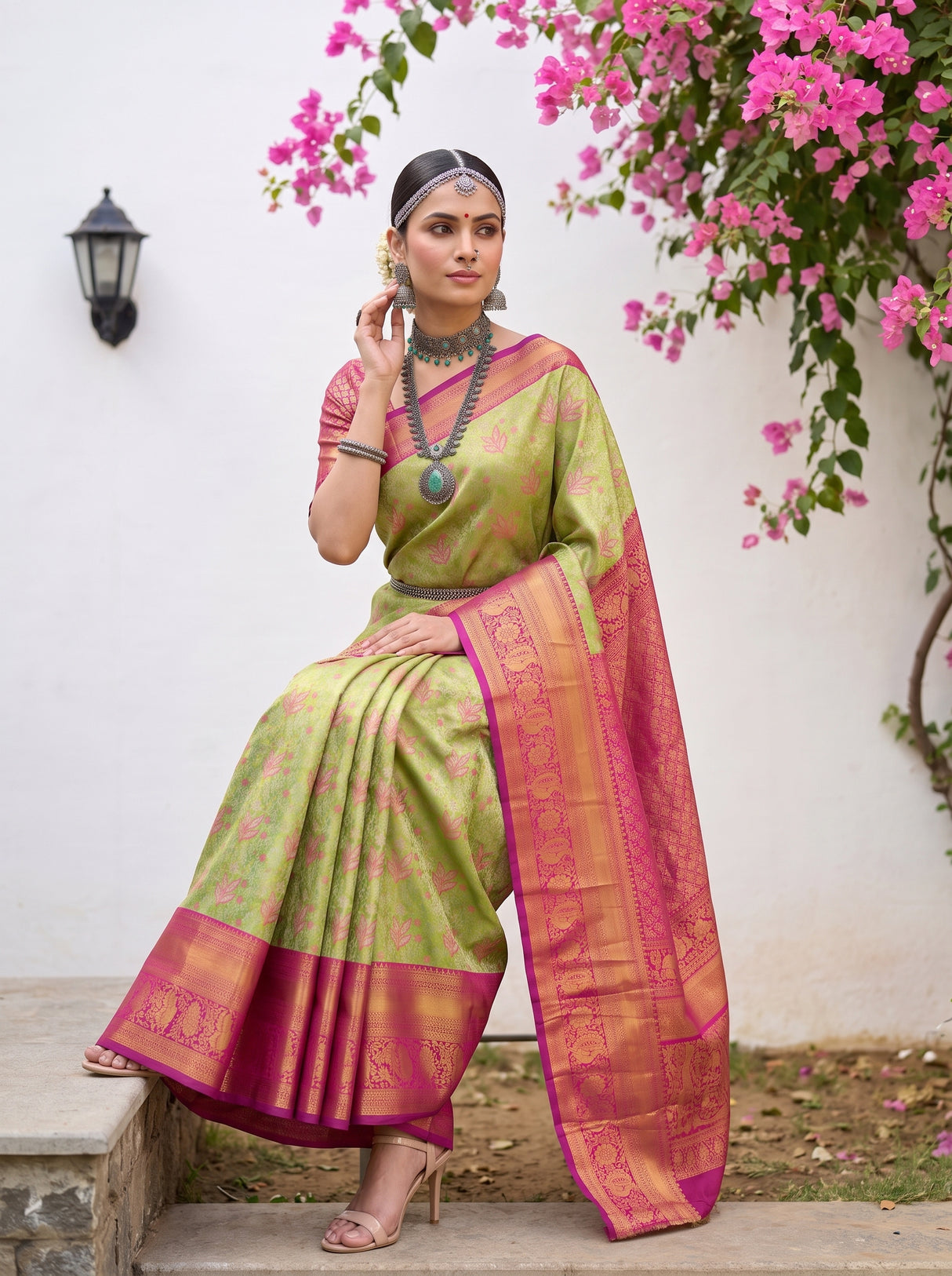MIMOSA Saree Saree — pose 8 styling detail