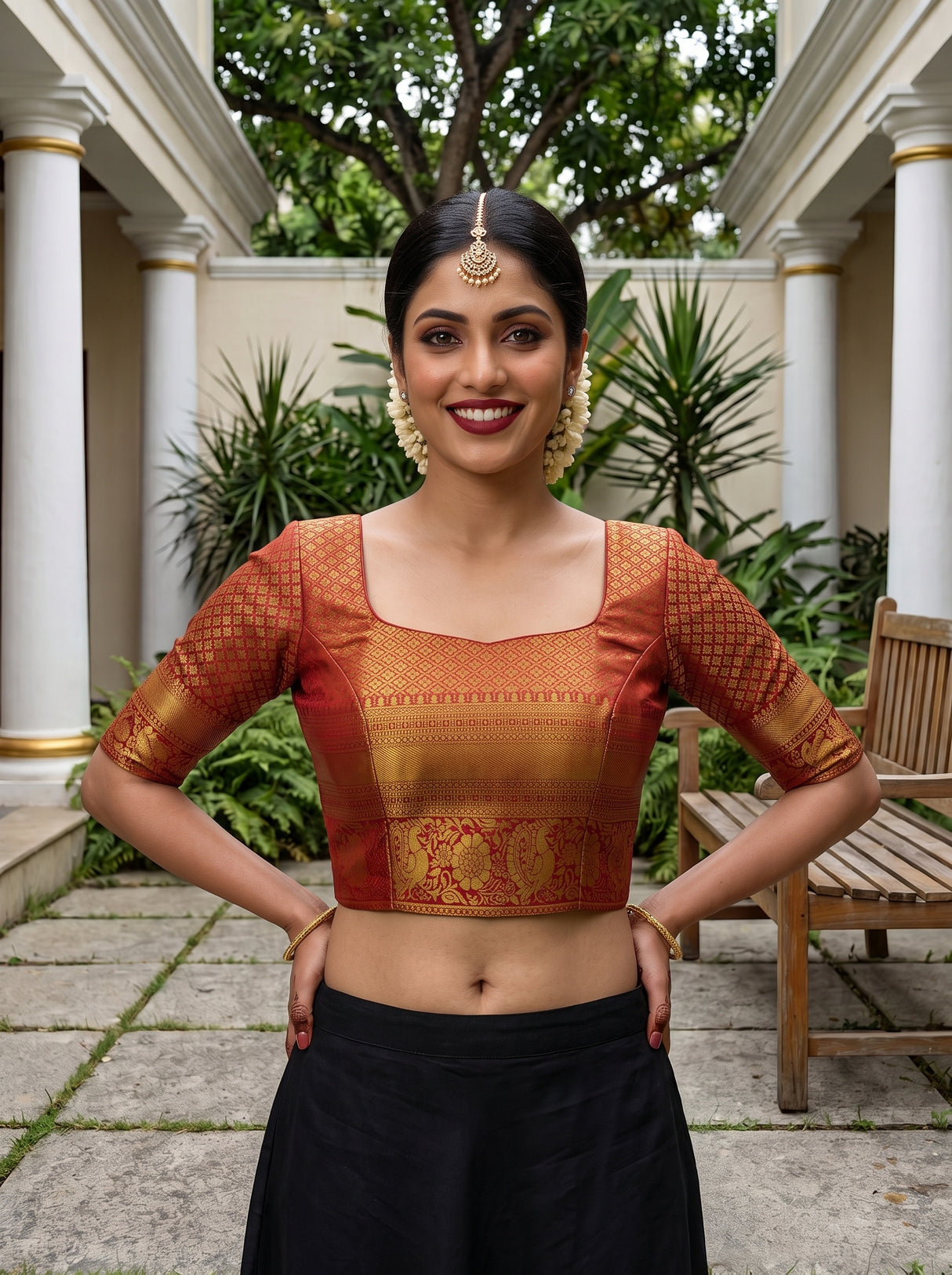 MIMOSA Saree Saree — blouse close-up