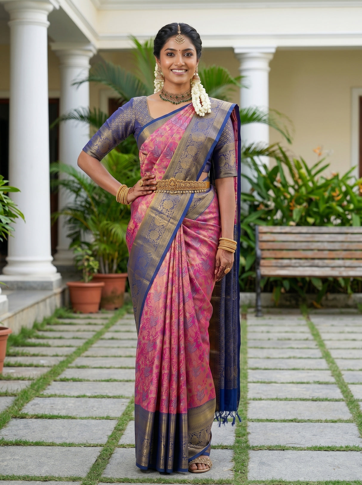 MIMOSA Saree Saree — pose 4 styling detail