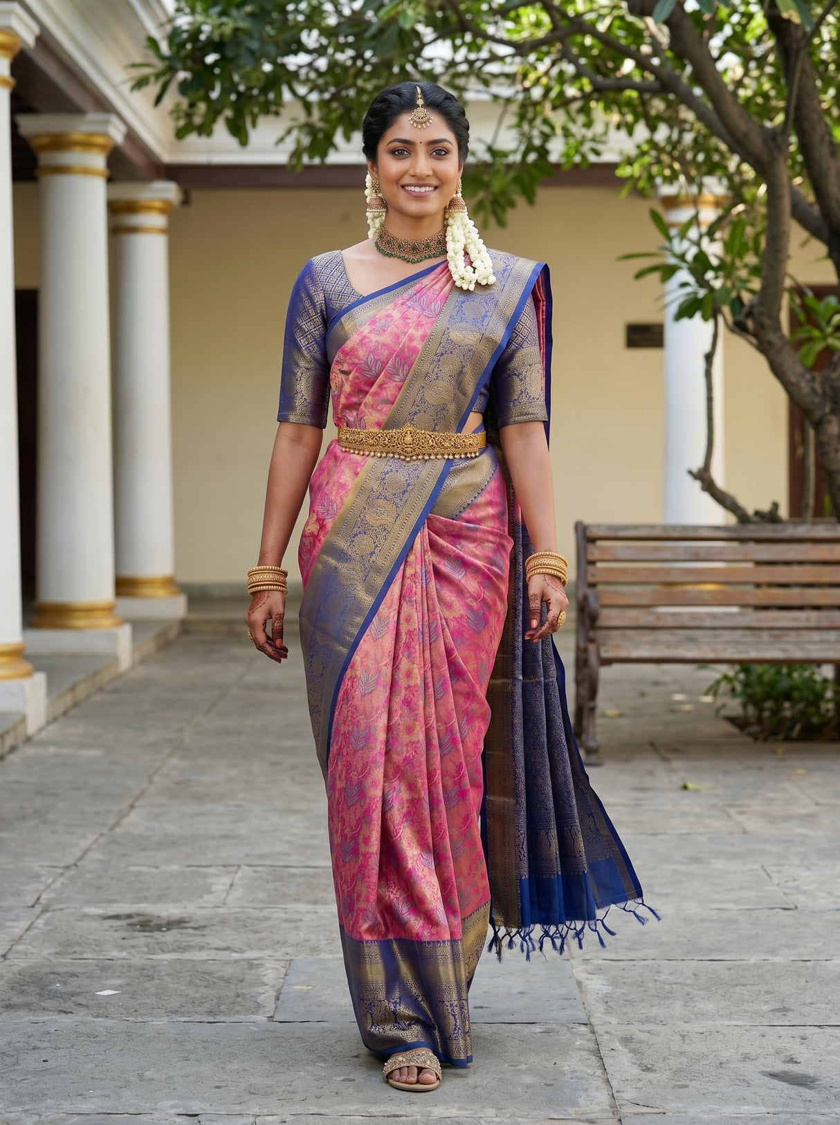 MIMOSA Saree Saree — pose 6 styling detail