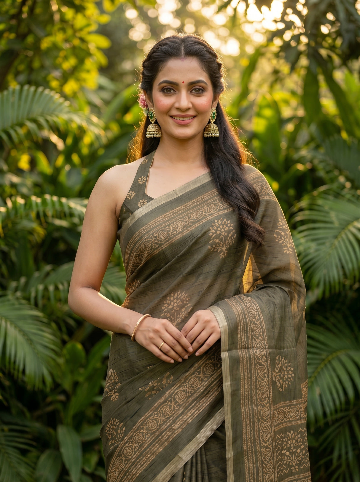 MIMOSA Saree Saree — pose 10 styling detail