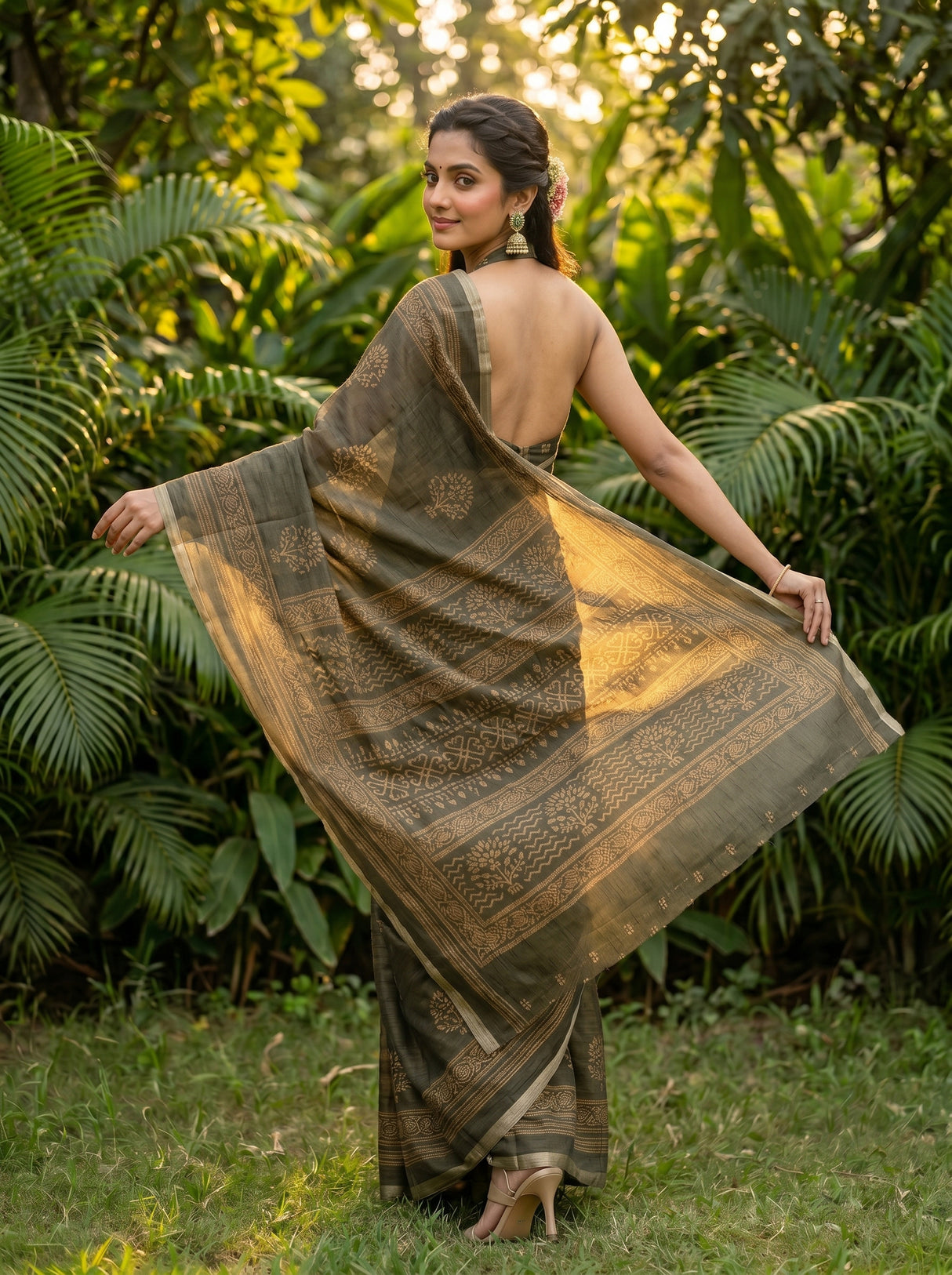 MIMOSA Saree Saree — pose 7 styling detail