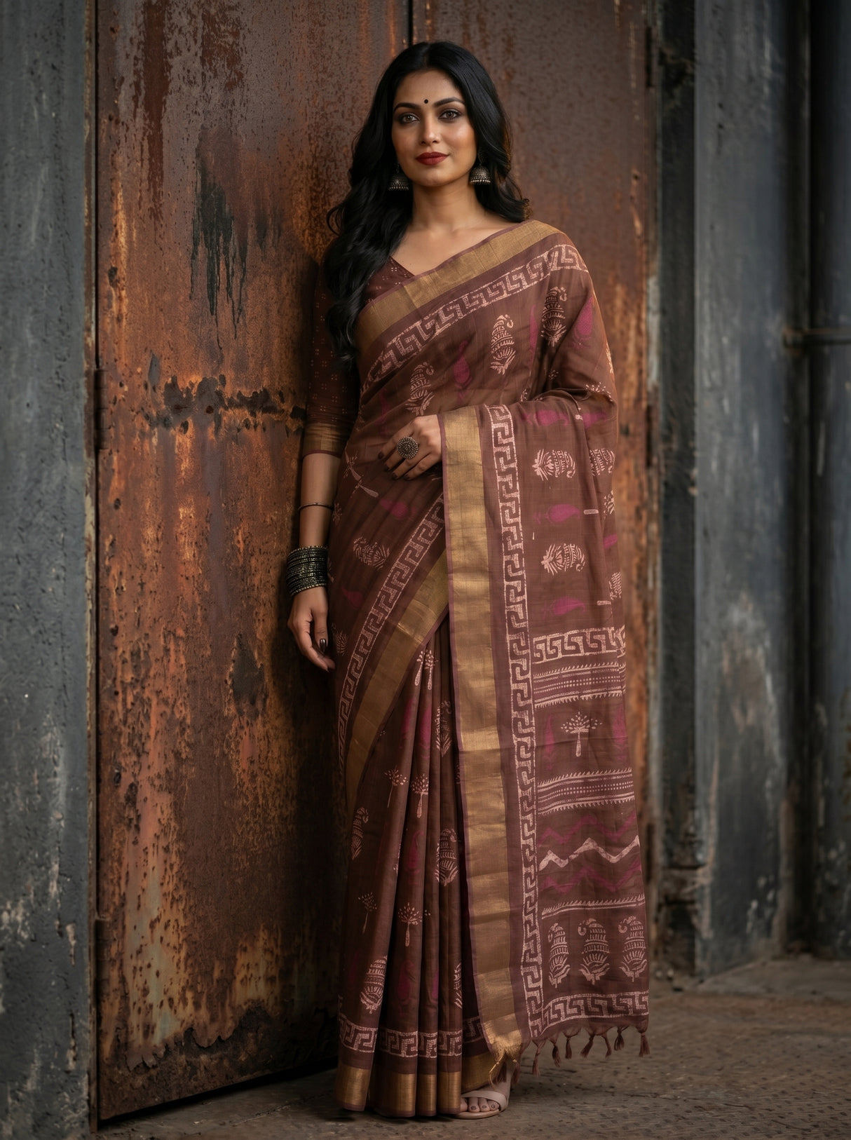 MIMOSA Saree Saree — pose 7 styling detail