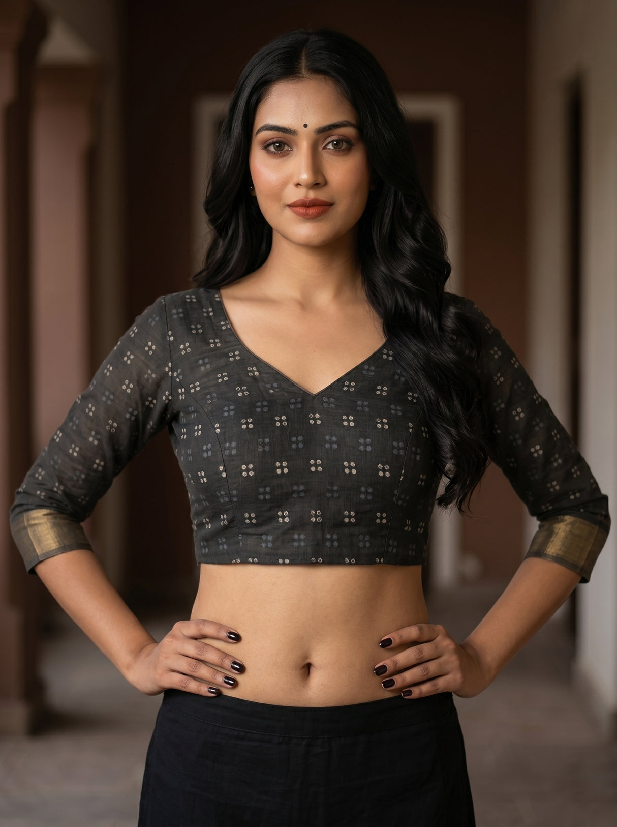 MIMOSA Saree Saree — blouse close-up