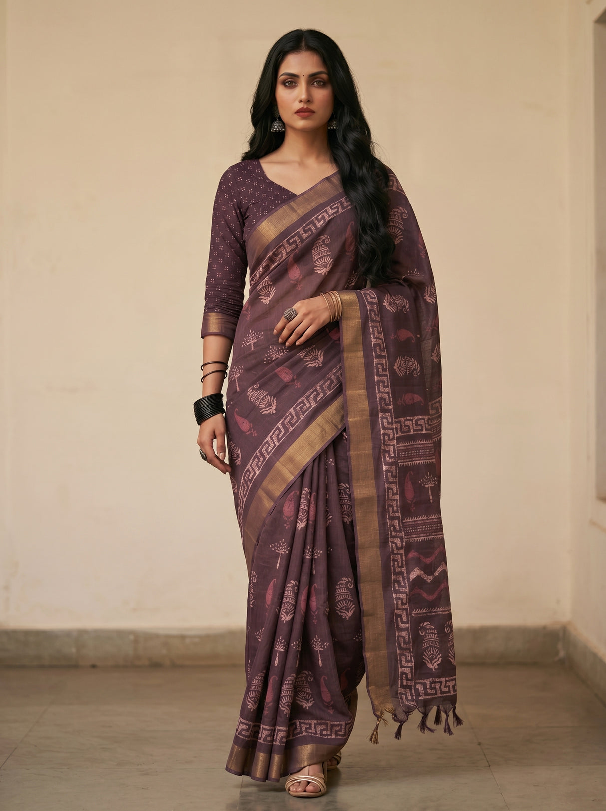 MIMOSA Saree Saree — pose 6 styling detail