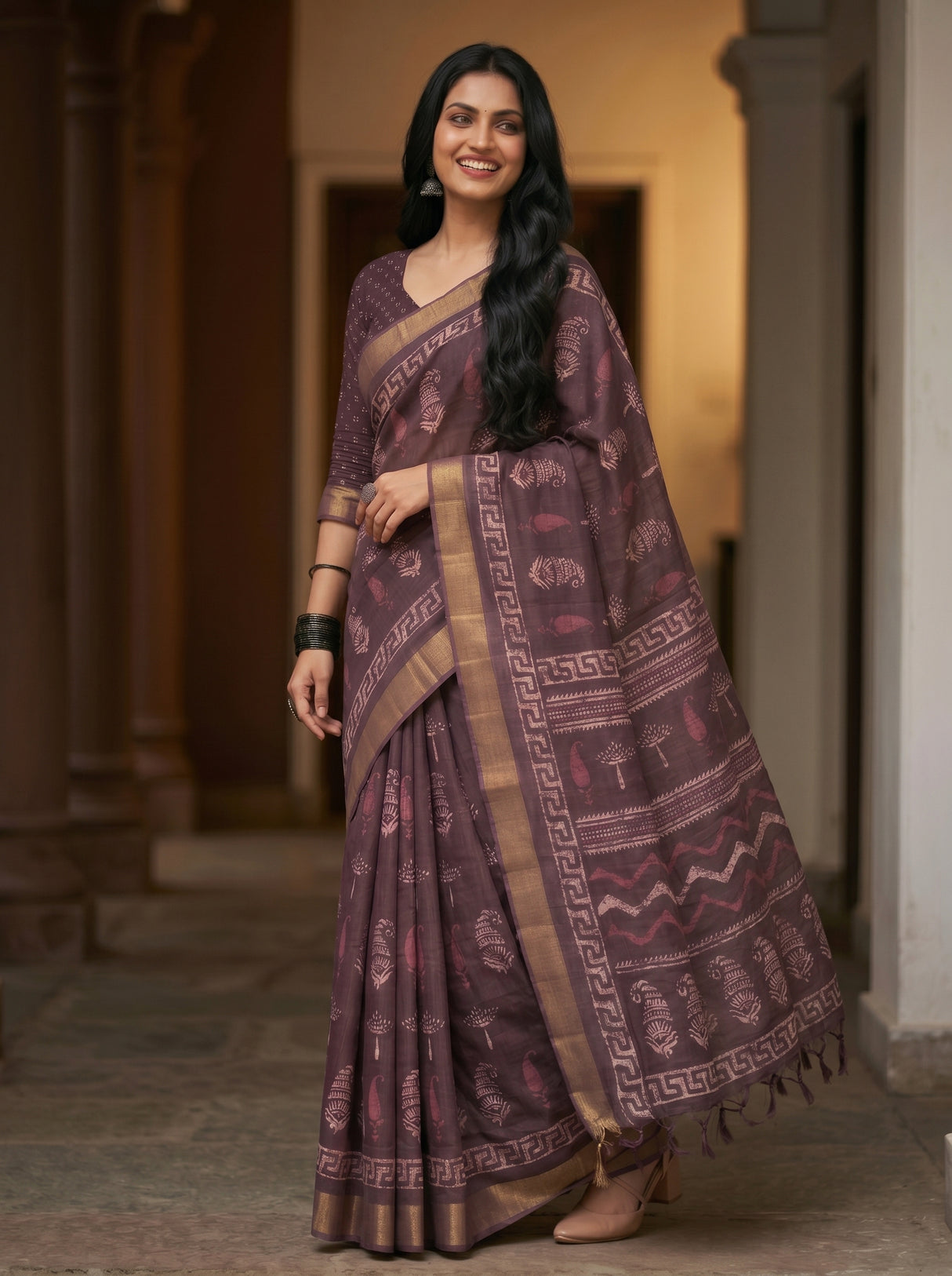 MIMOSA Saree Saree — pose 9 styling detail