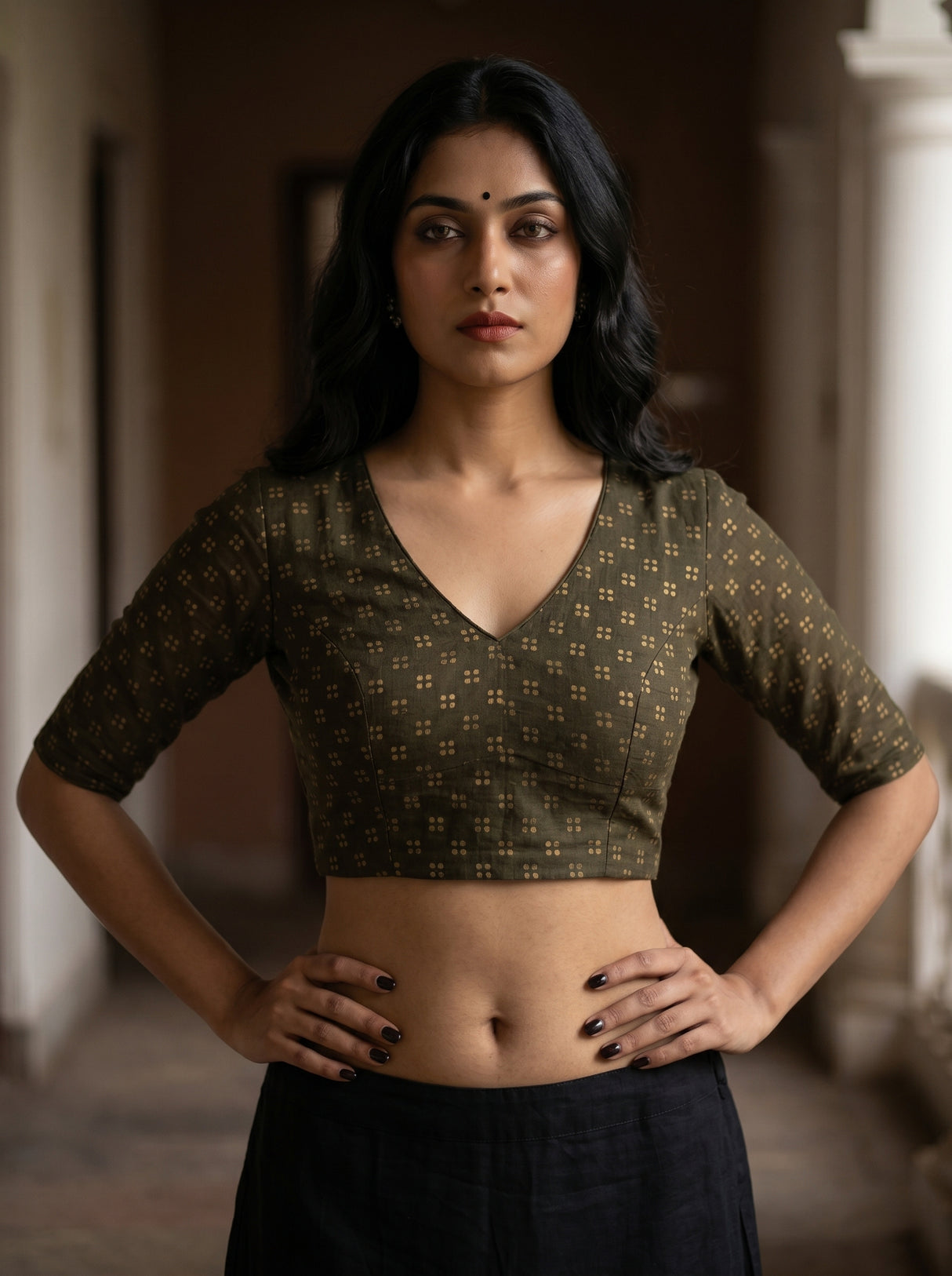 MIMOSA Saree Saree — blouse close-up