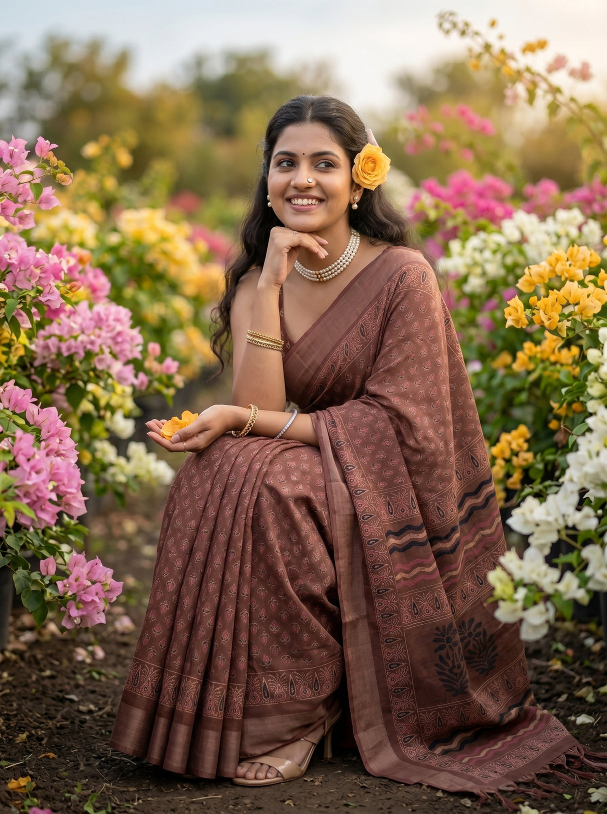 MIMOSA Saree Saree — pose 8 styling detail
