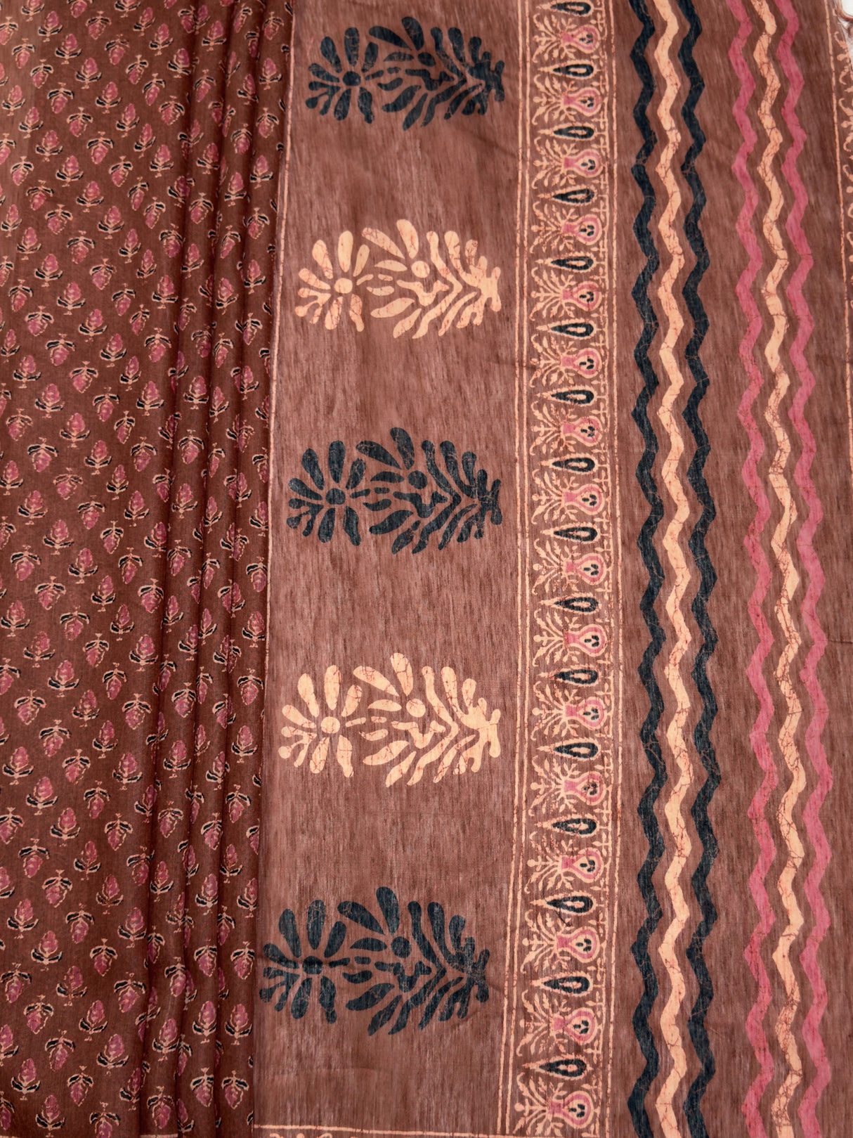 MIMOSA Saree Saree — pallu and zari work detail