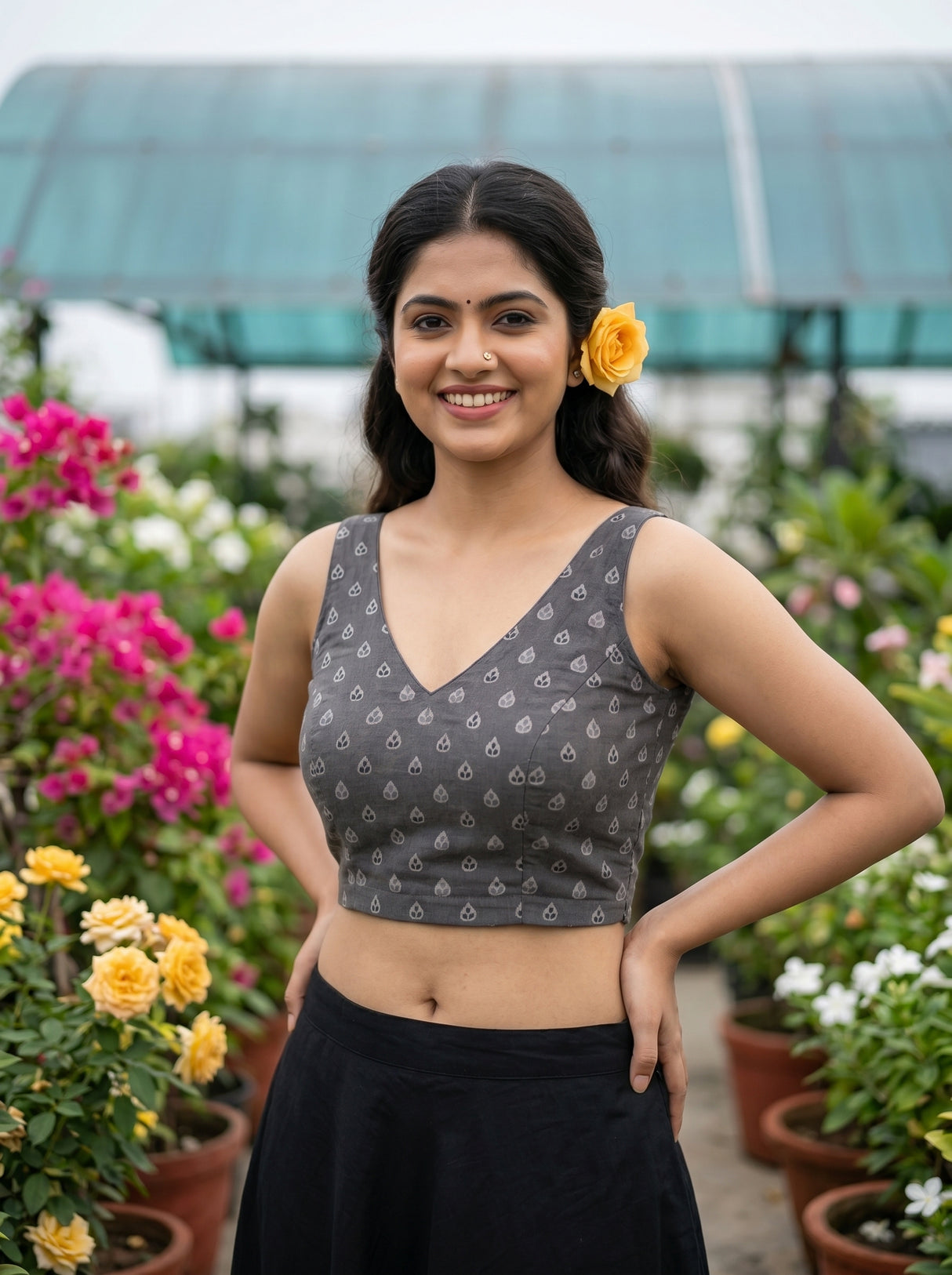 MIMOSA Saree Saree — blouse close-up