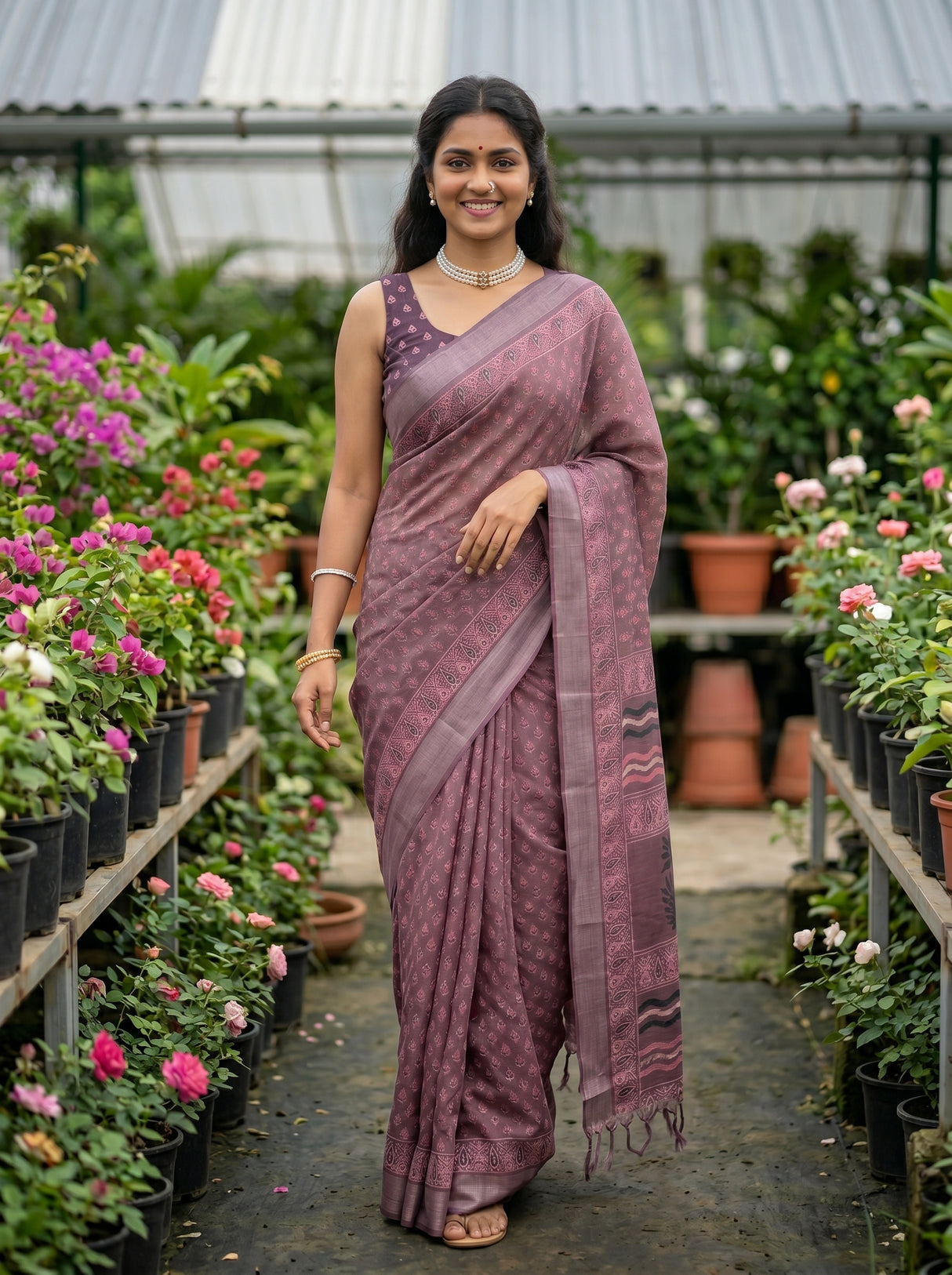 MIMOSA Saree Saree — pose 6 styling detail