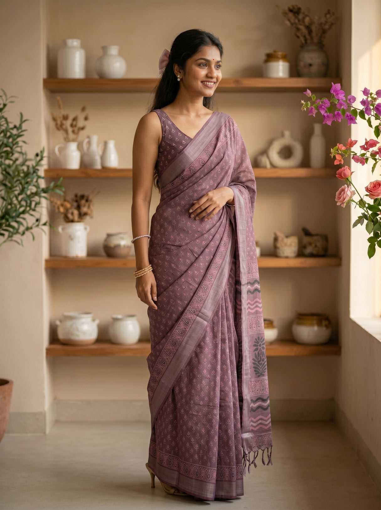 MIMOSA Saree Saree — pose 7 styling detail