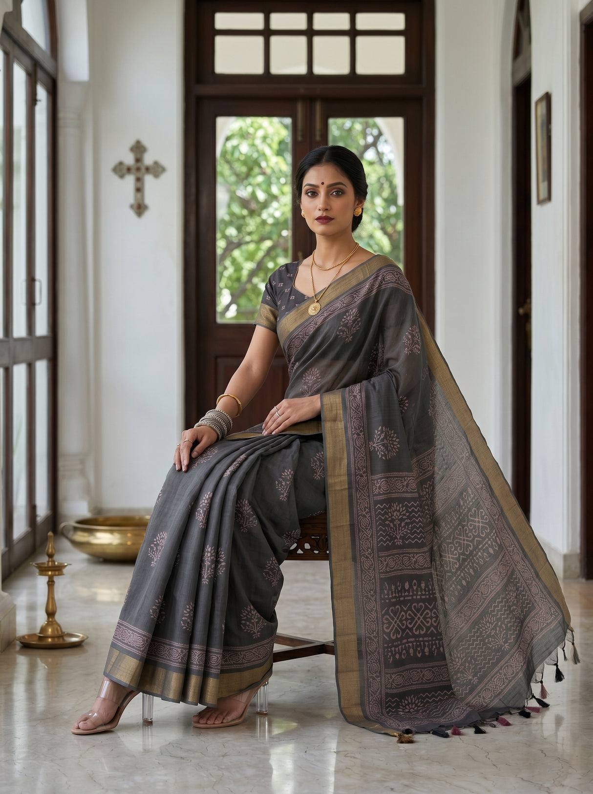 MIMOSA Saree Saree — pose 8 styling detail