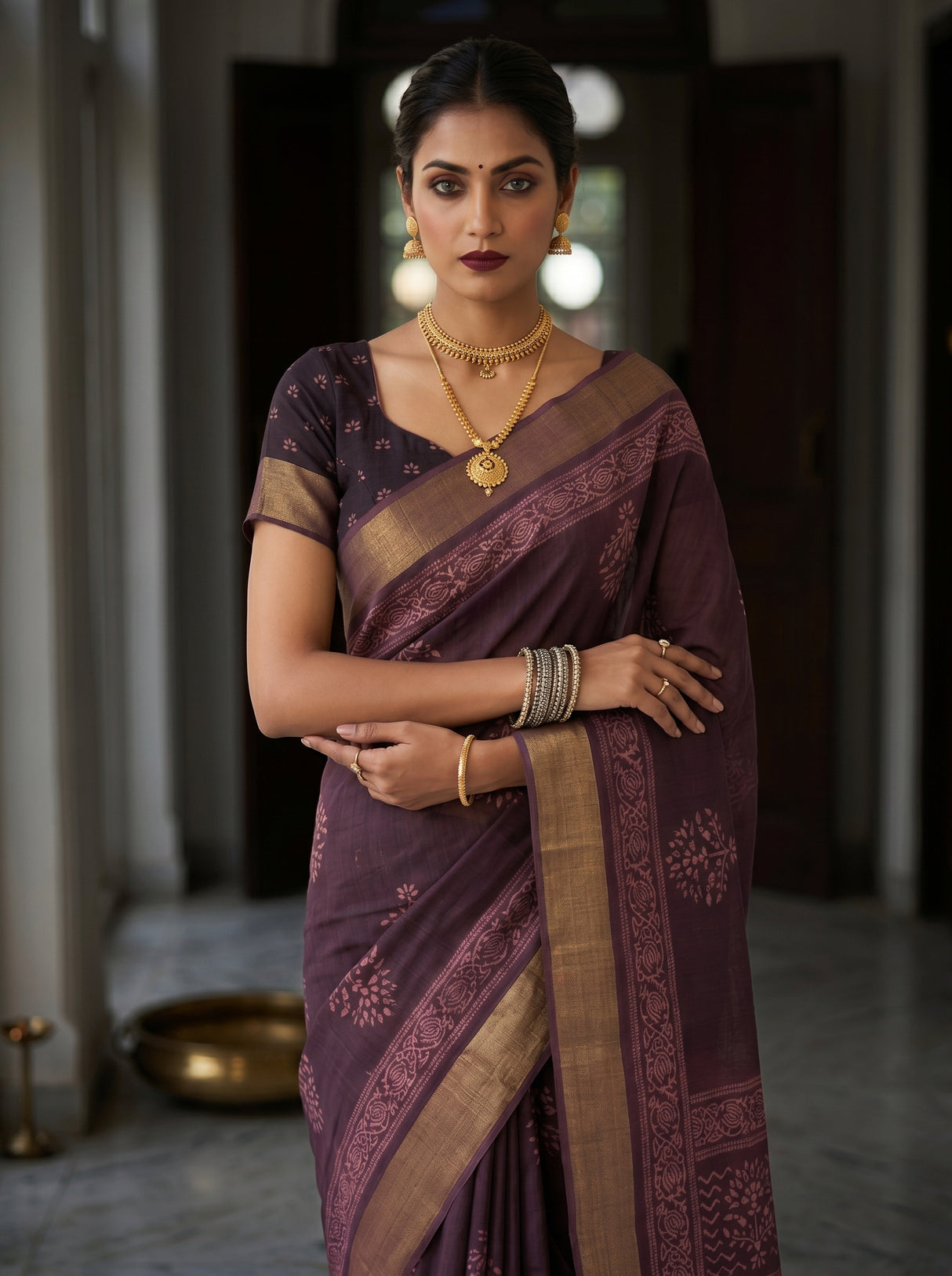 MIMOSA Saree Saree — pose 10 styling detail