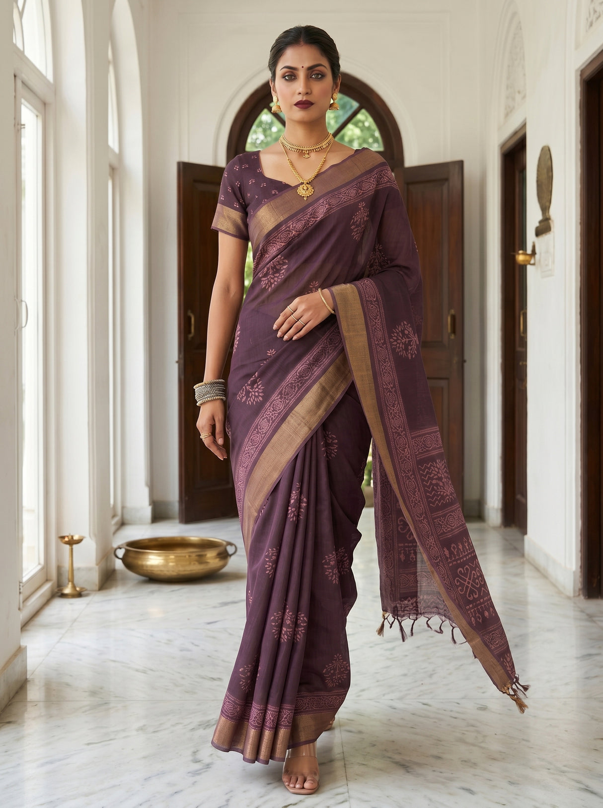 MIMOSA Saree Saree — pose 6 styling detail