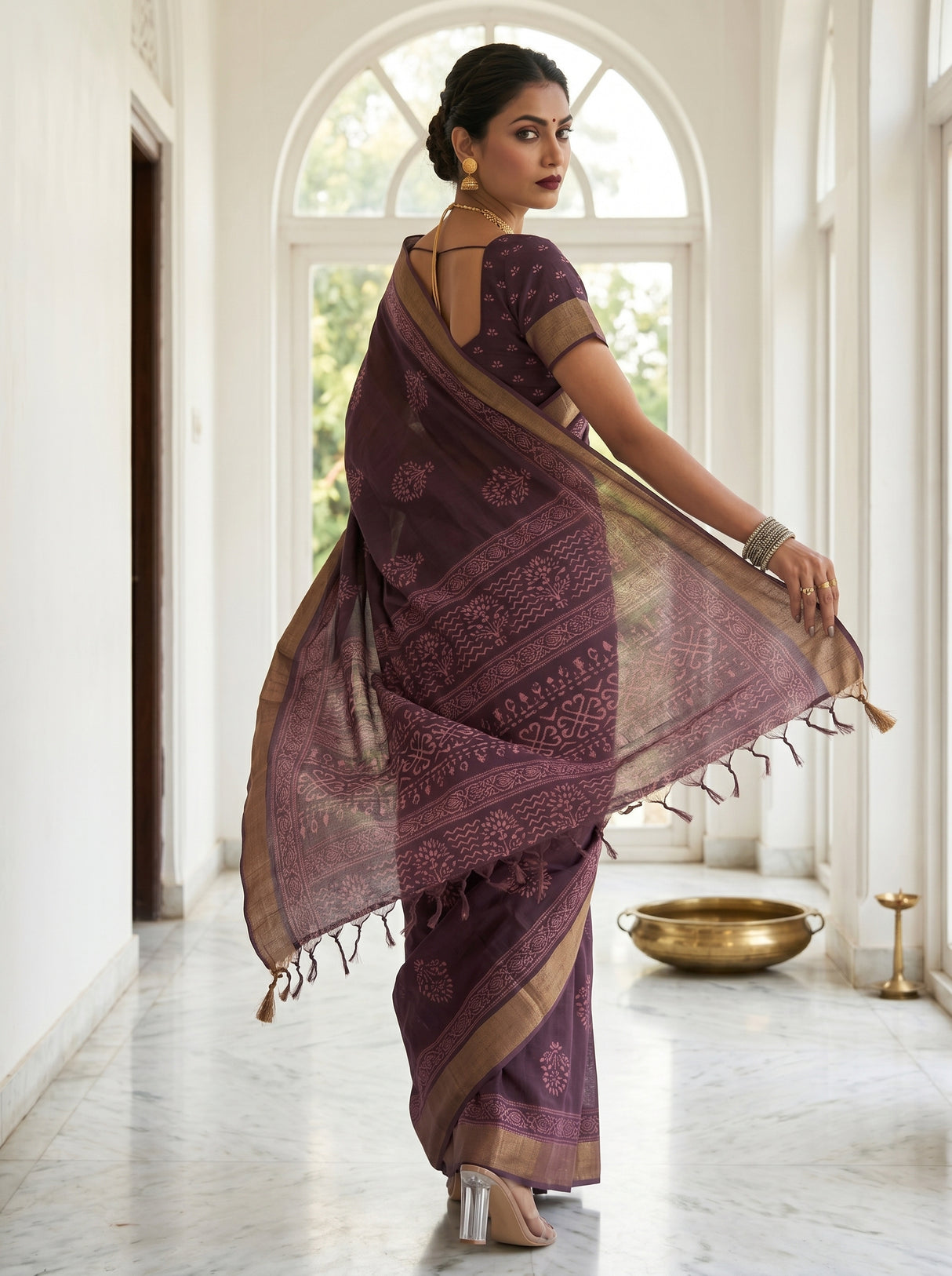 MIMOSA Saree Saree — pose 7 styling detail