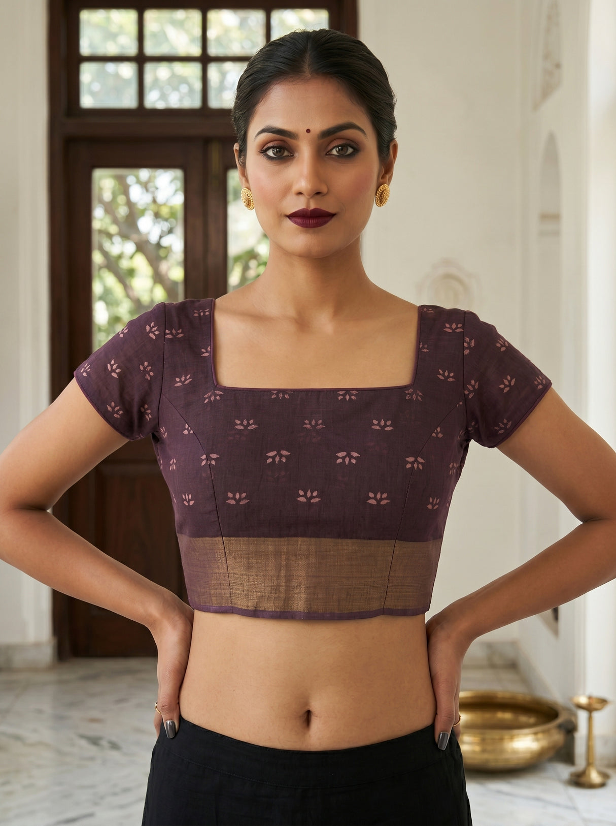 MIMOSA Saree Saree — blouse close-up