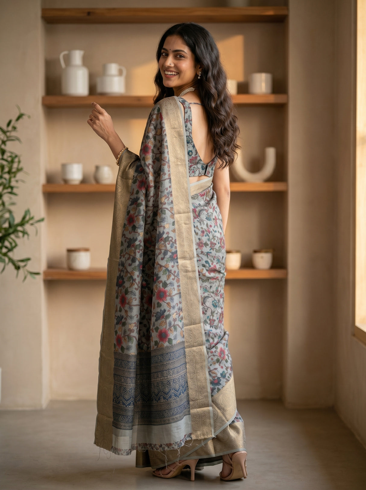 MIMOSA Saree Saree — pose 7 styling detail