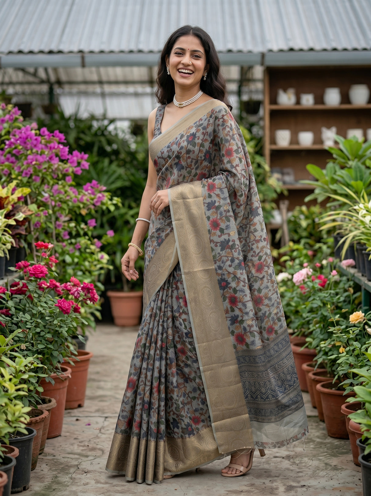 MIMOSA Saree Saree — pose 9 styling detail
