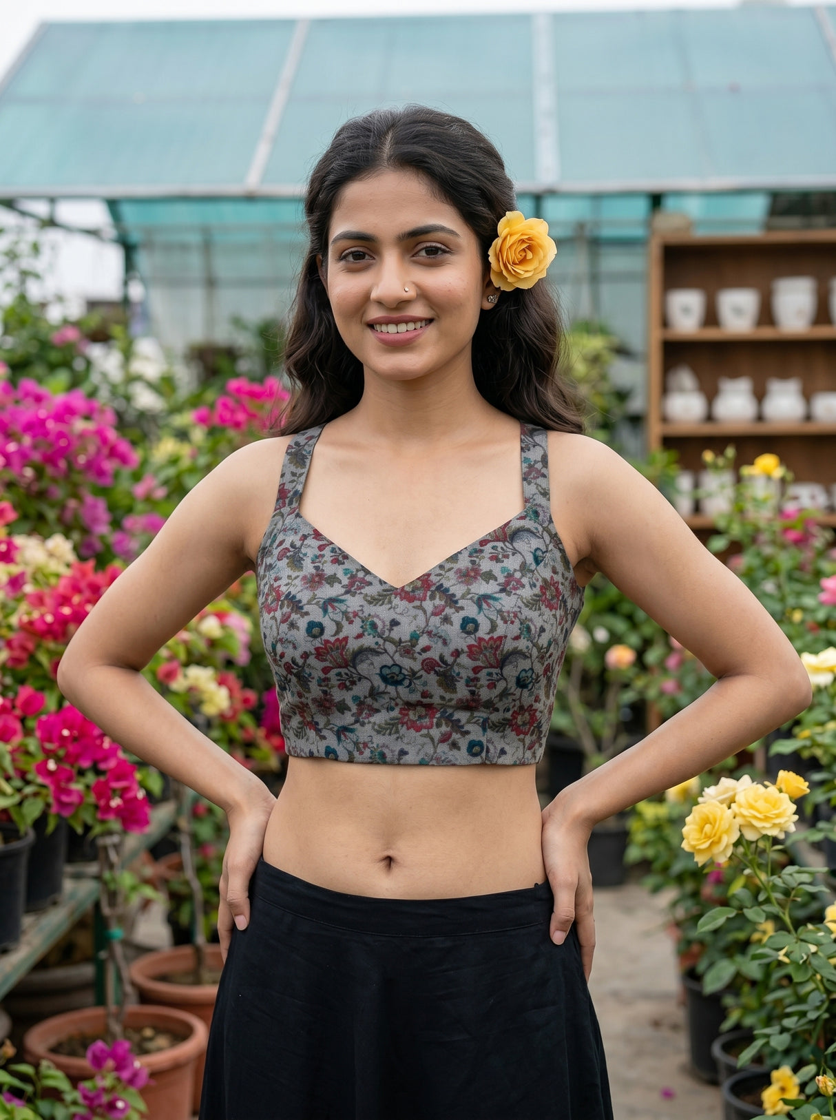 MIMOSA Saree Saree — blouse close-up