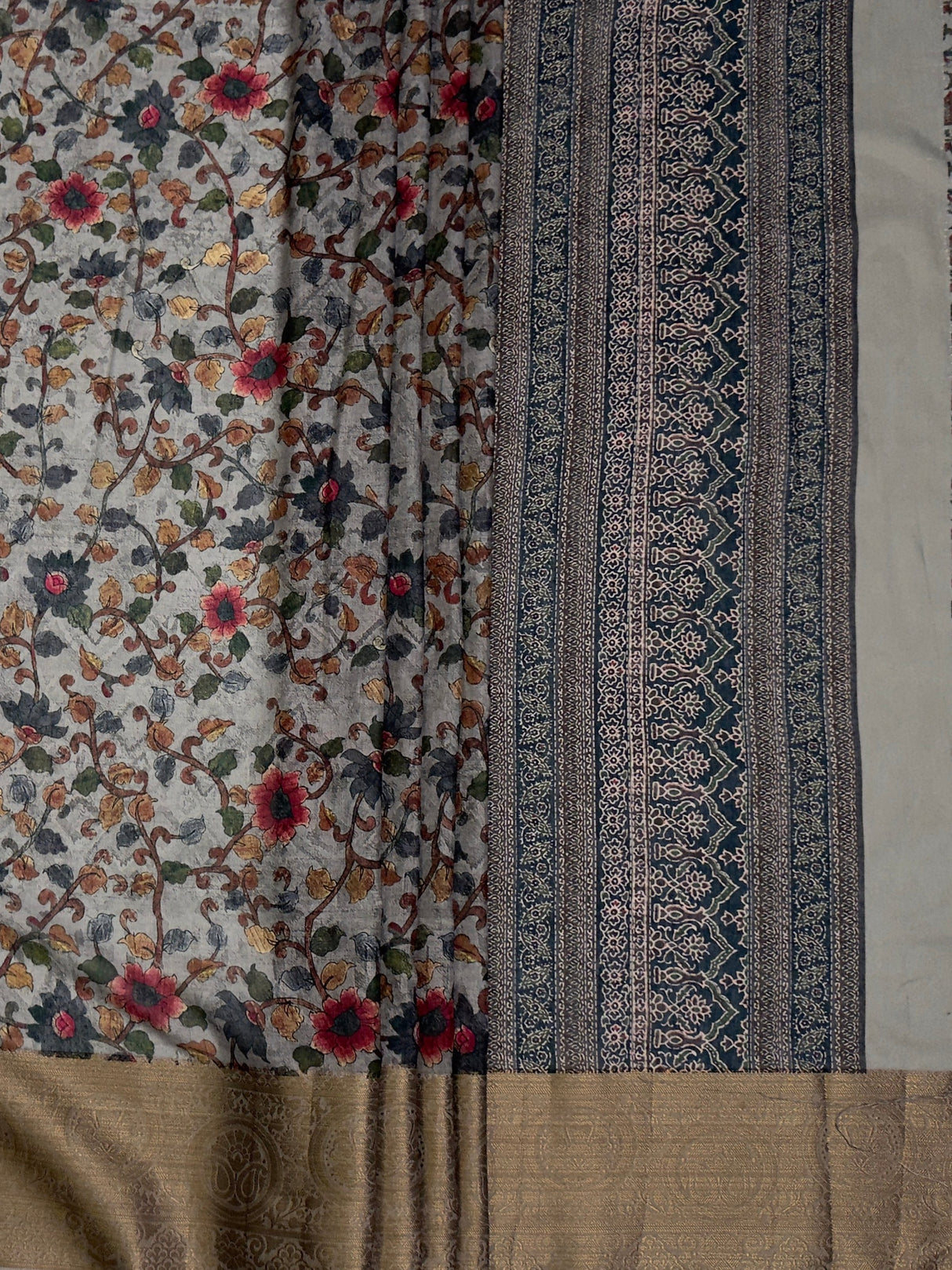 MIMOSA Saree Saree — pallu and zari work detail