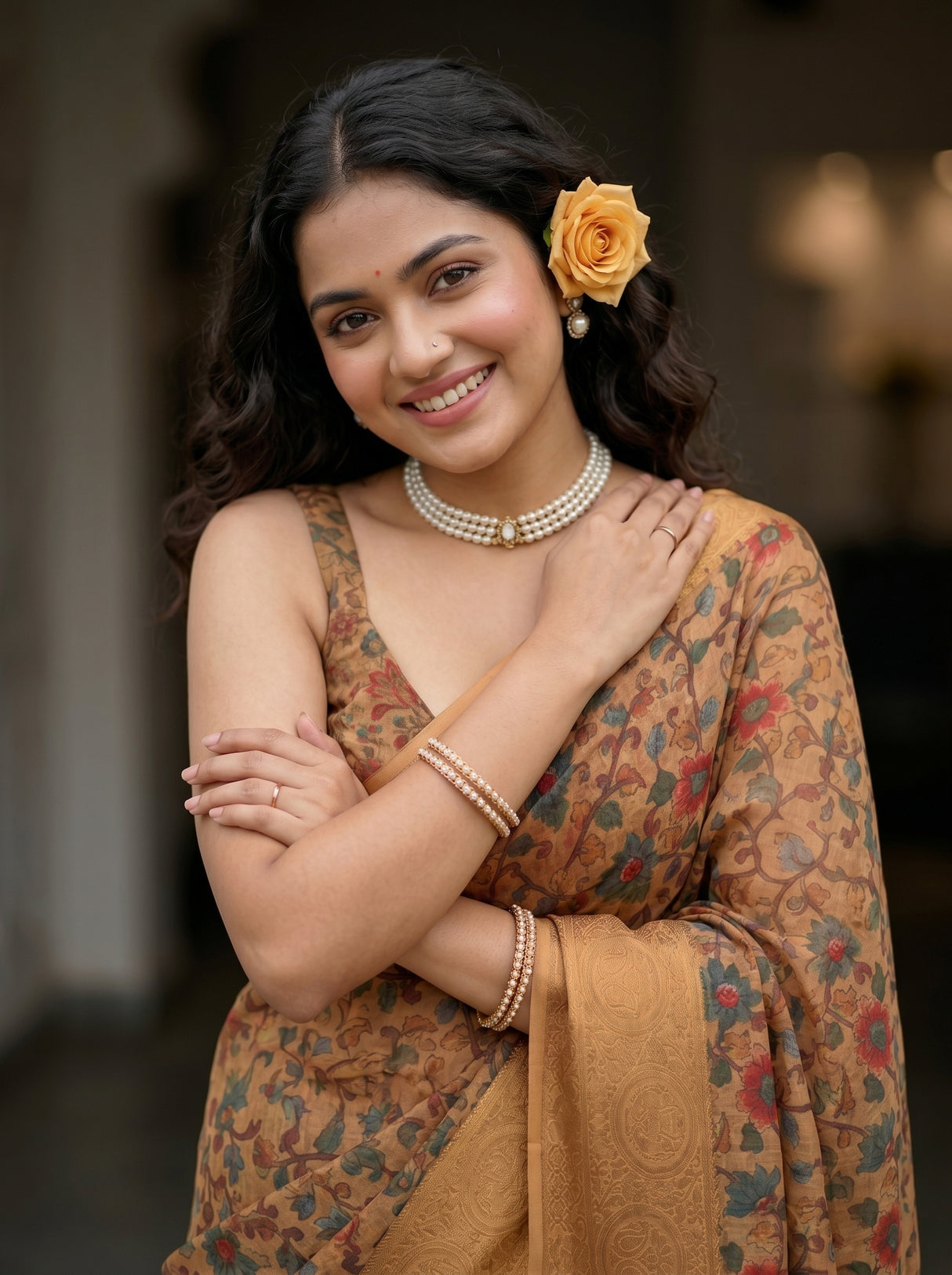 MIMOSA Saree Saree — pose 10 styling detail
