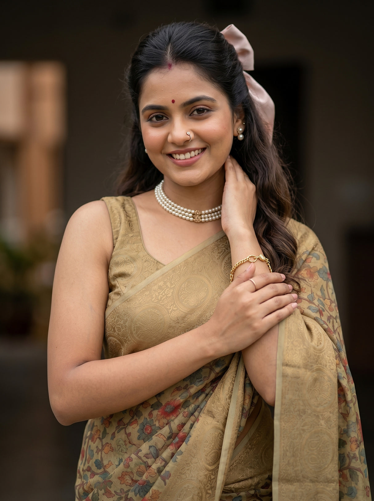 MIMOSA Saree Saree — pose 10 styling detail
