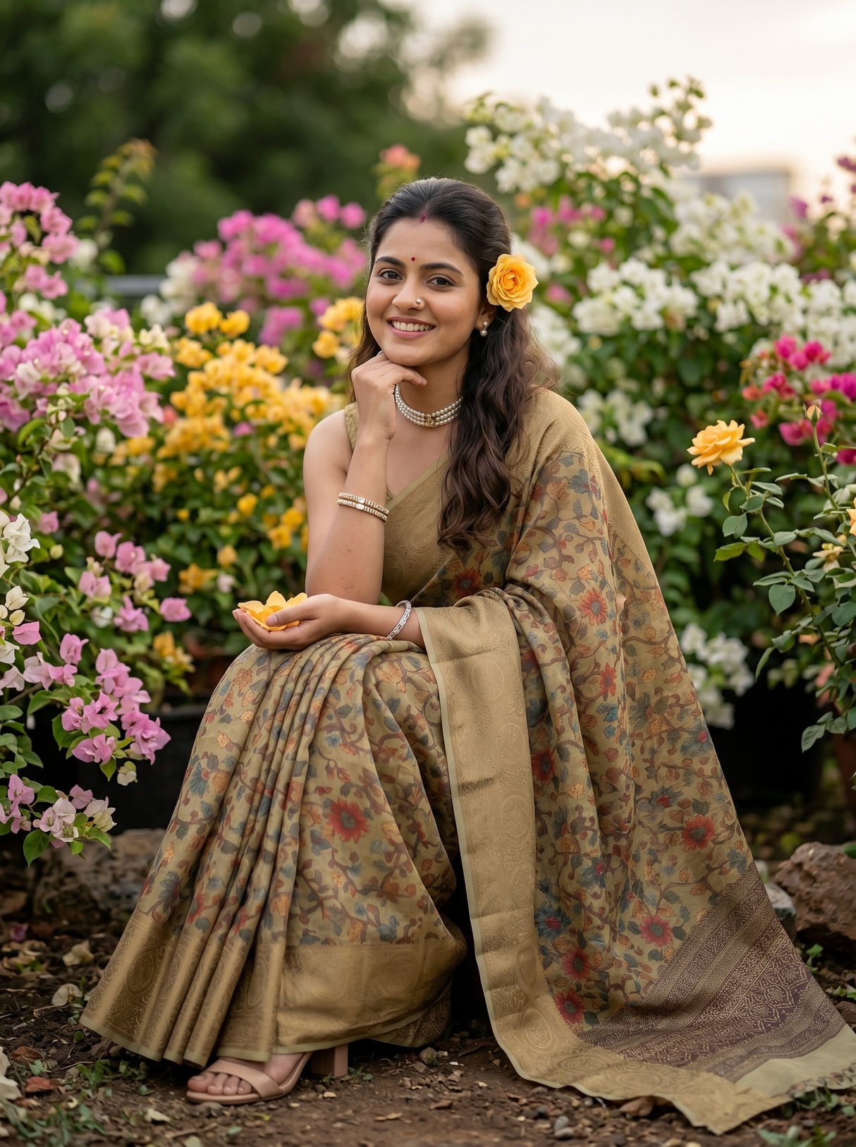 MIMOSA Saree Saree — pose 8 styling detail