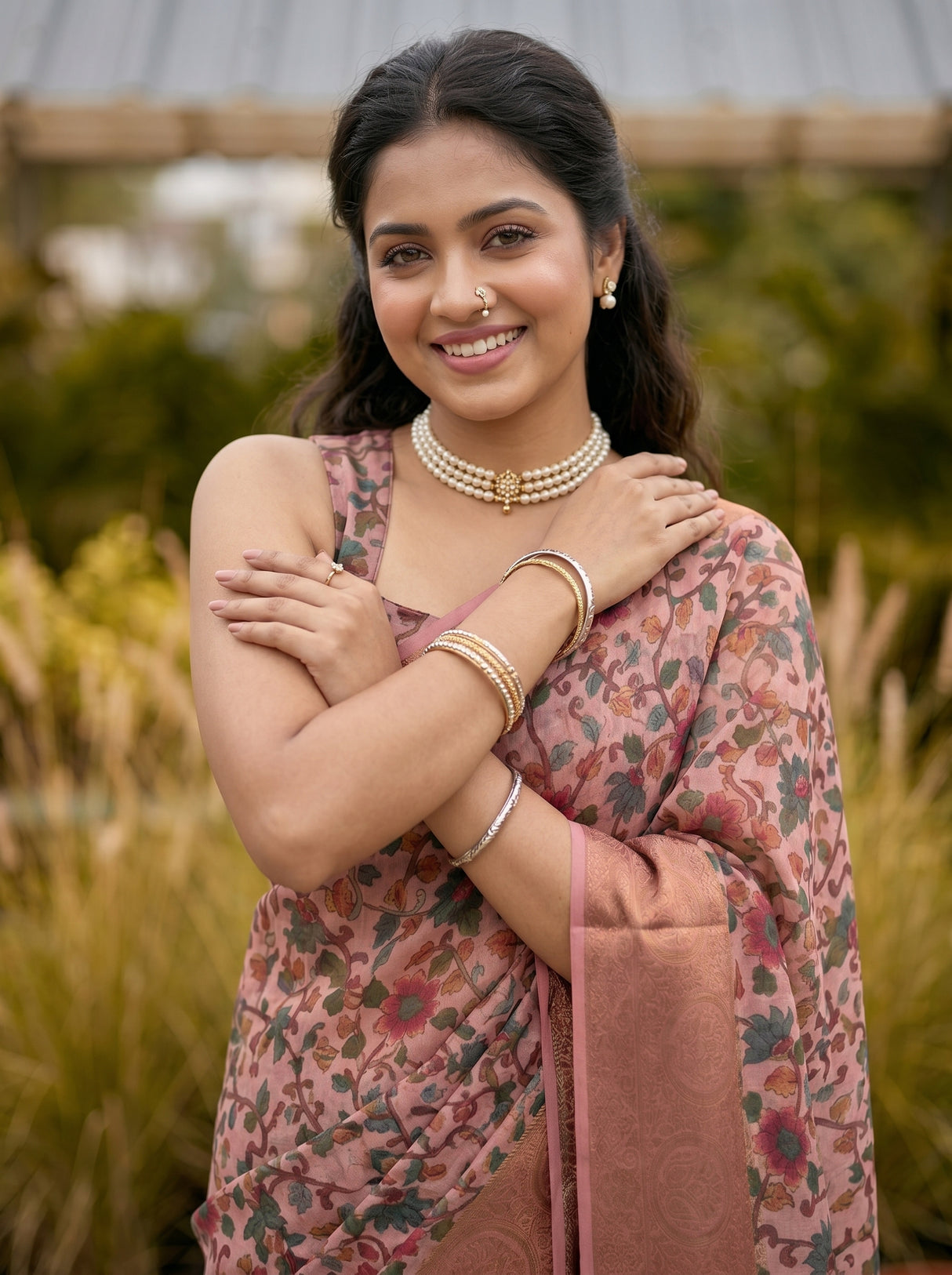 MIMOSA Saree Saree — pose 10 styling detail