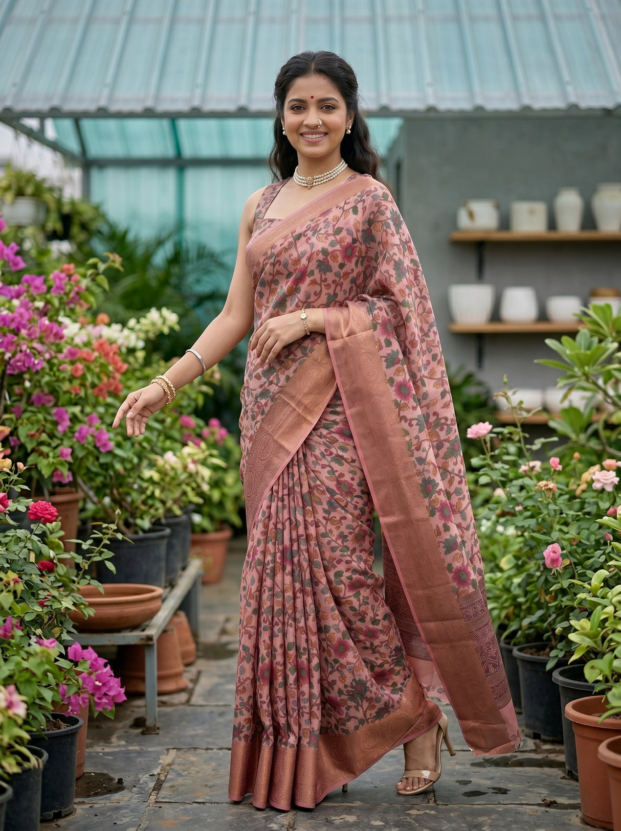 MIMOSA Saree Saree — pose 5 styling detail