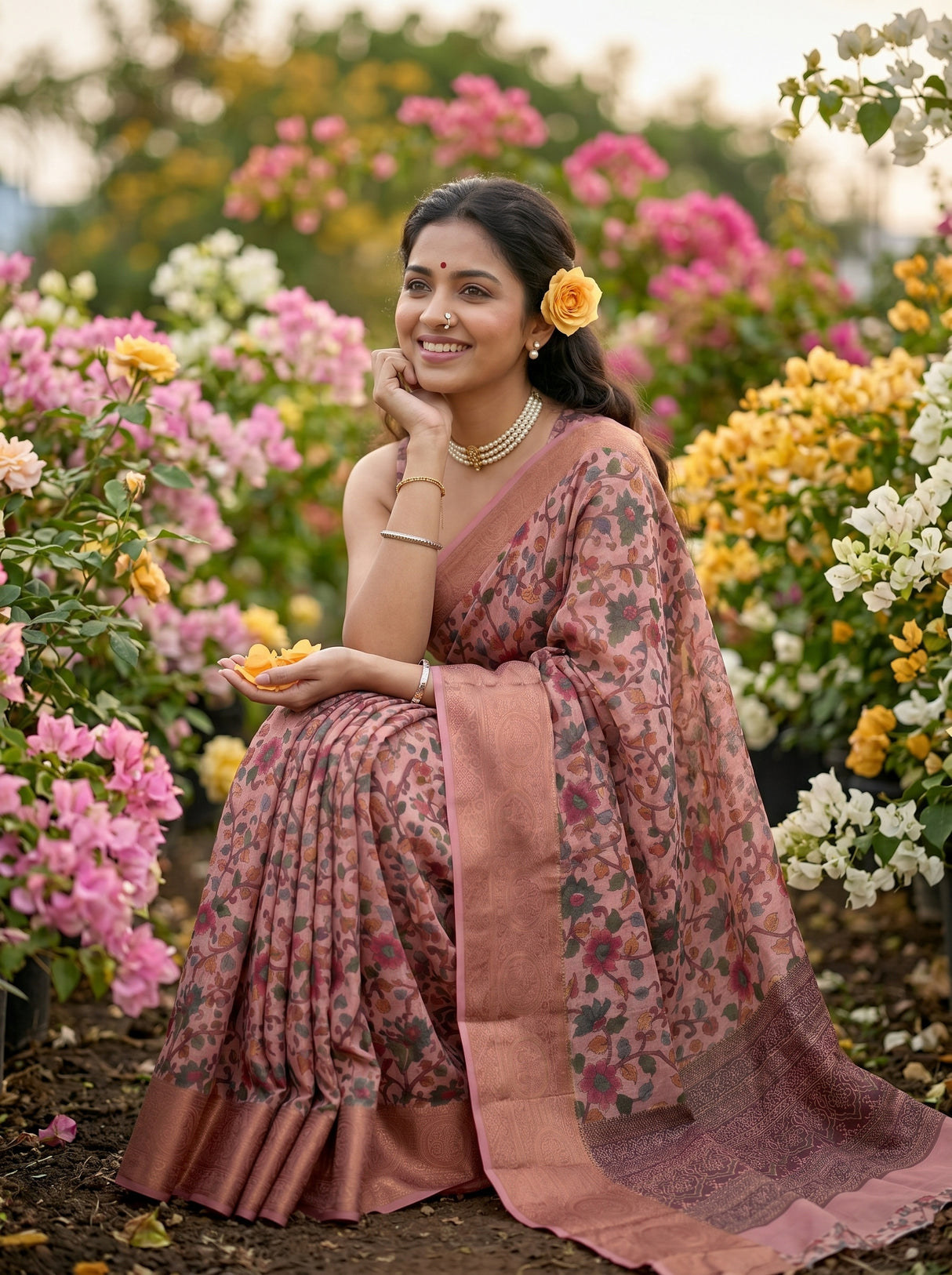 MIMOSA Saree Saree — pose 8 styling detail