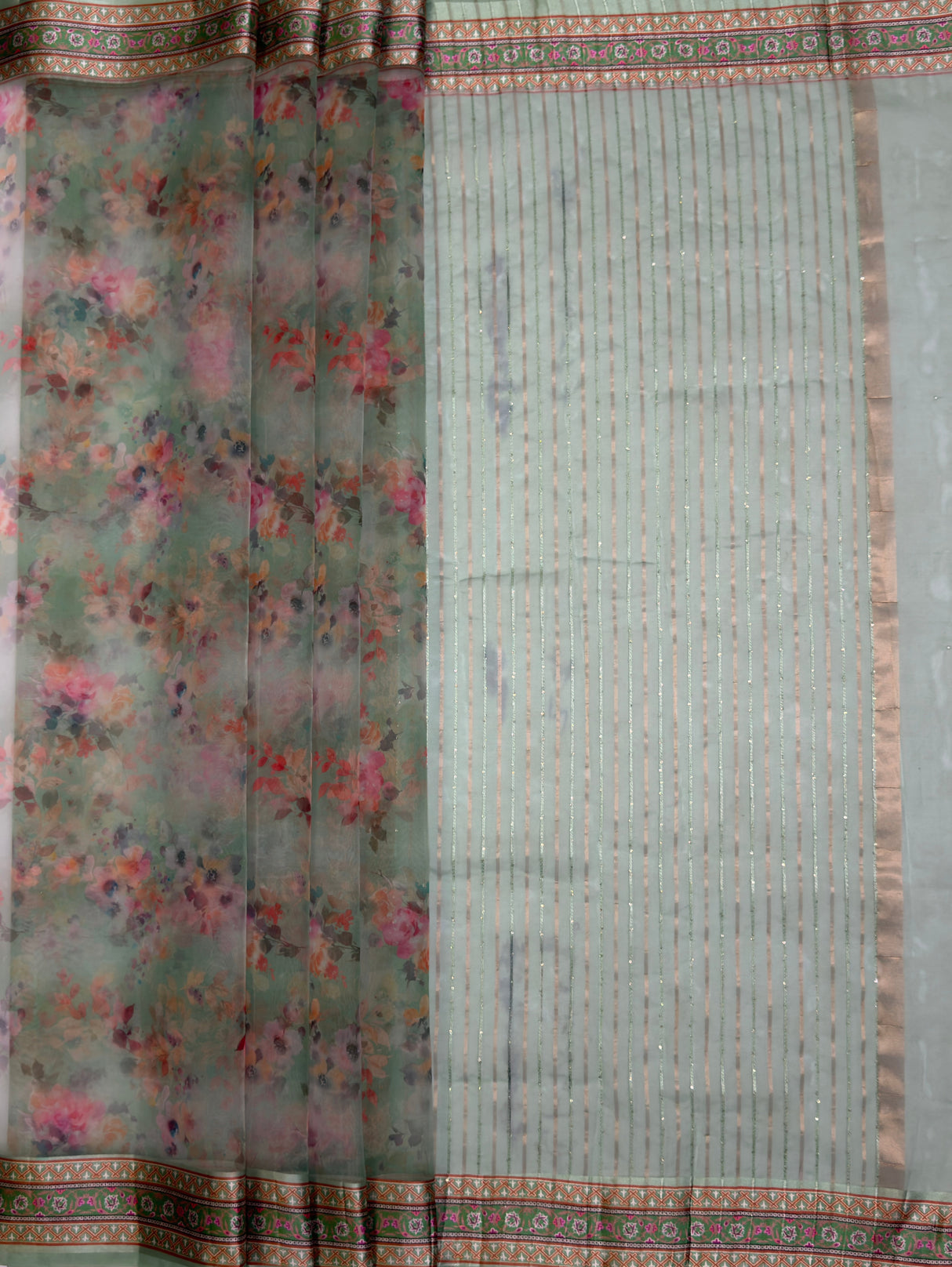 MIMOSA Saree Saree — pallu and zari work detail