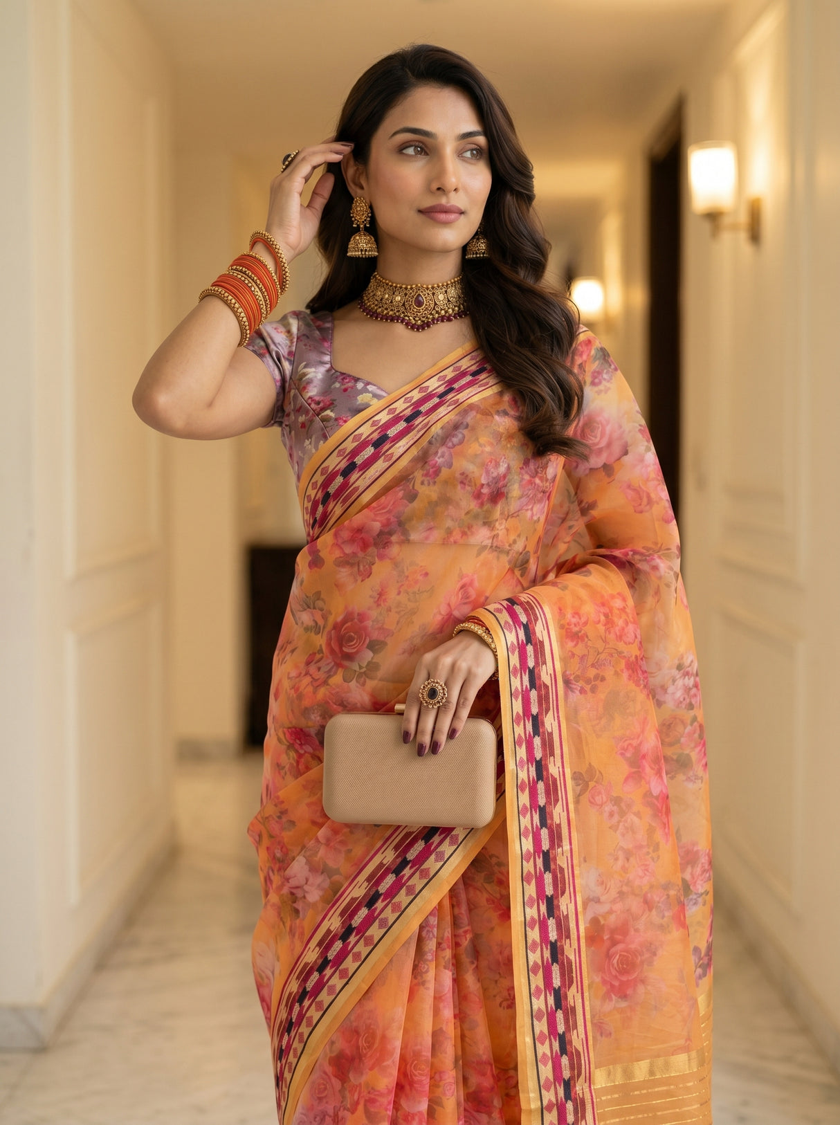 MIMOSA Saree Saree — pose 10 styling detail