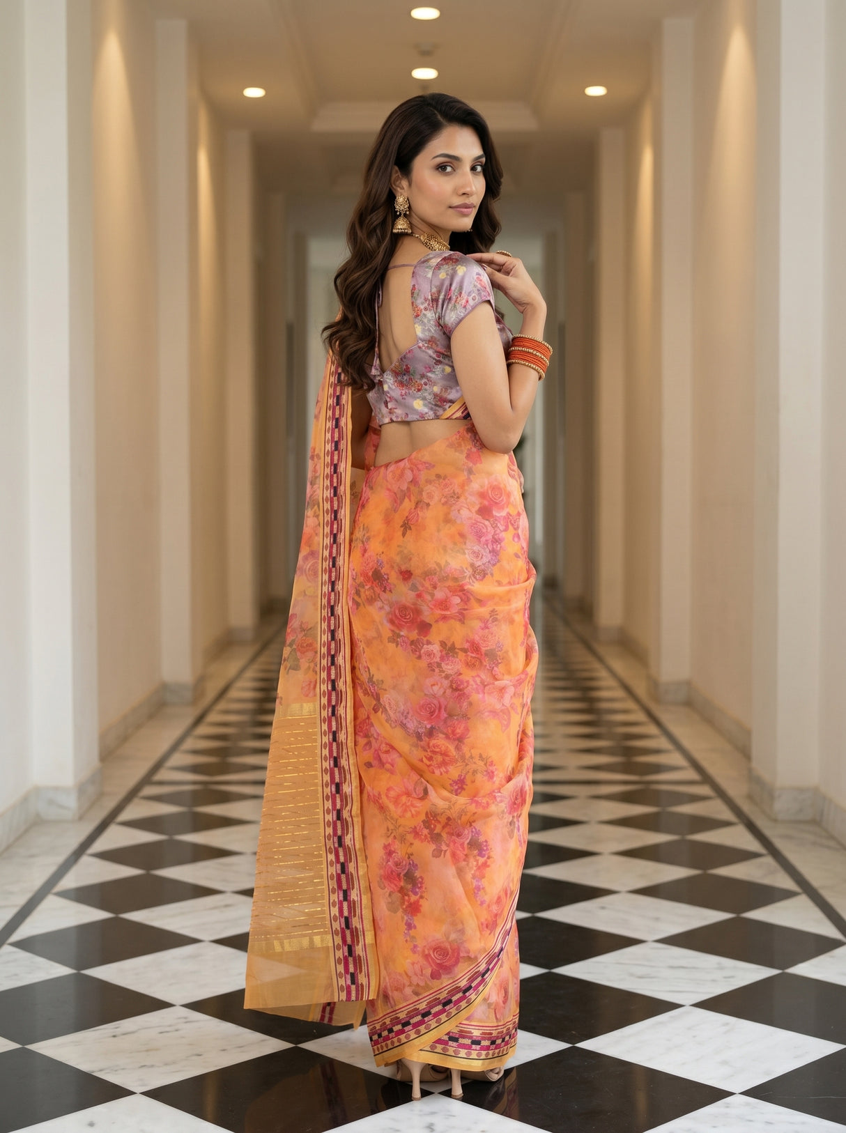 MIMOSA Saree Saree — pose 7 styling detail