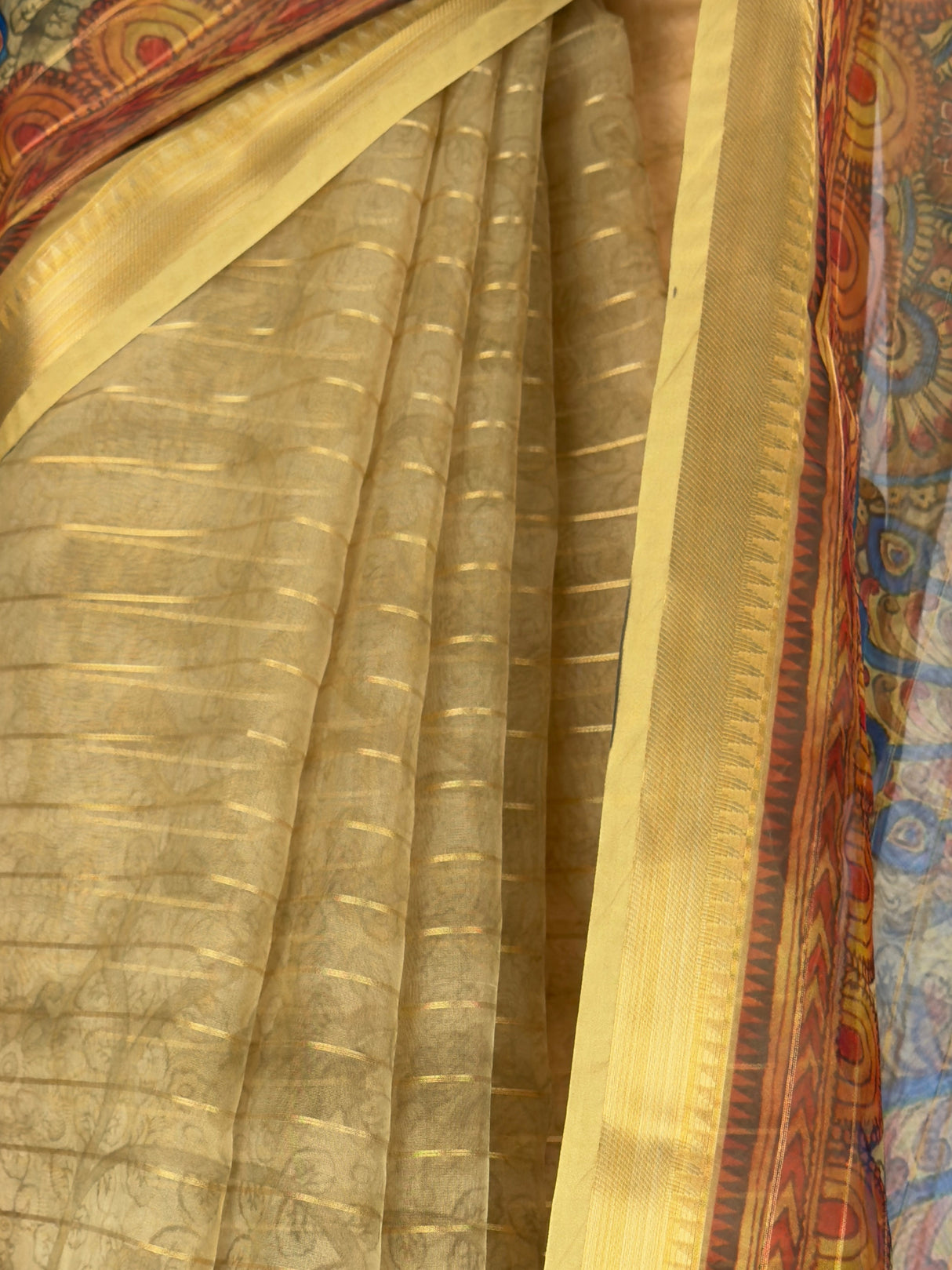 MIMOSA Mustard Saree Saree — fleets shot full lifestyle