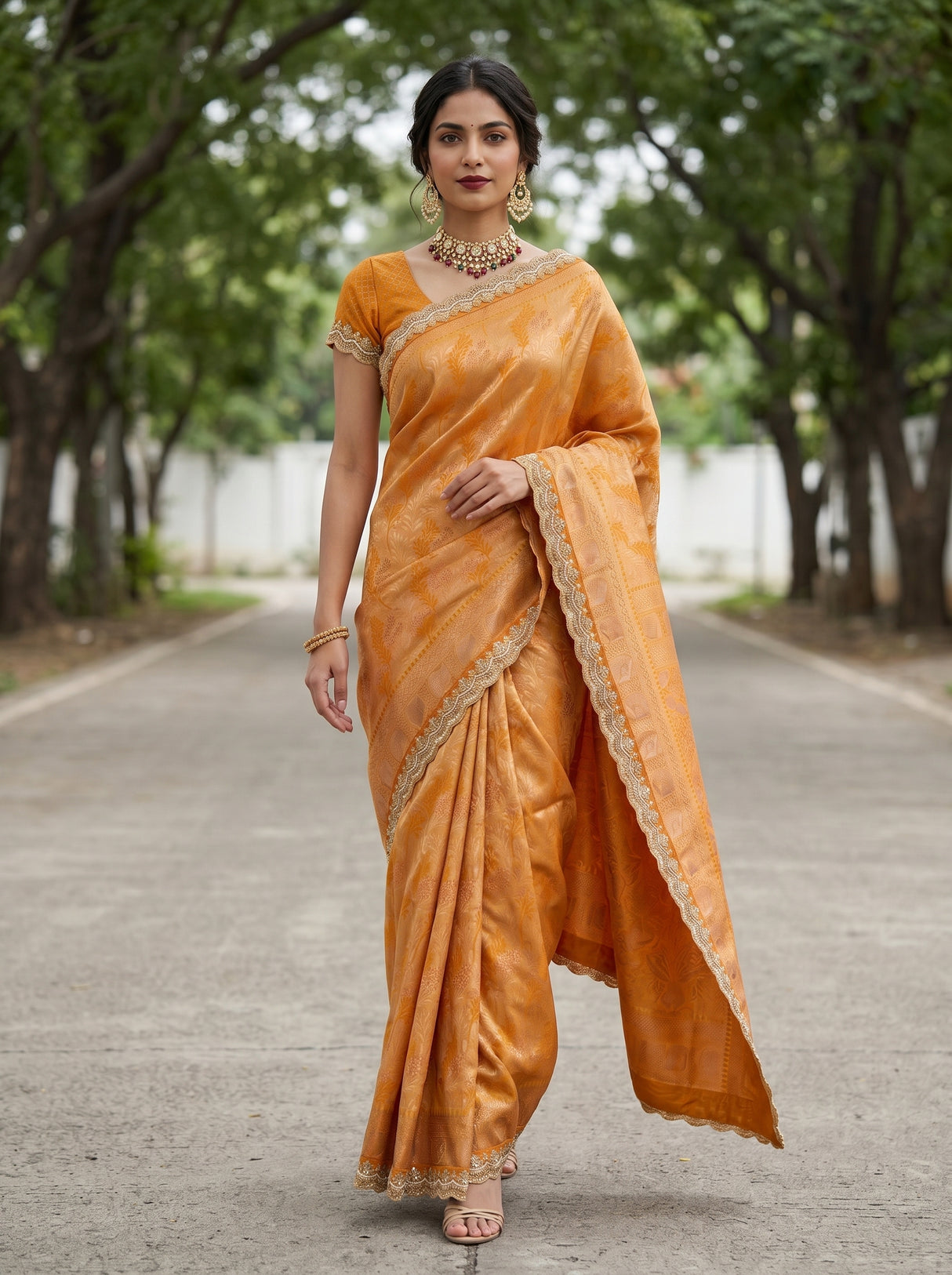 MIMOSA Saree Saree — pose 6 styling detail