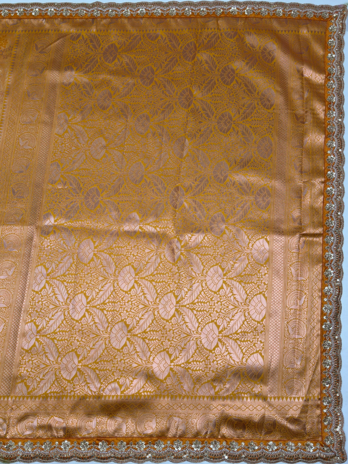 MIMOSA Saree Saree — pallu and zari work detail