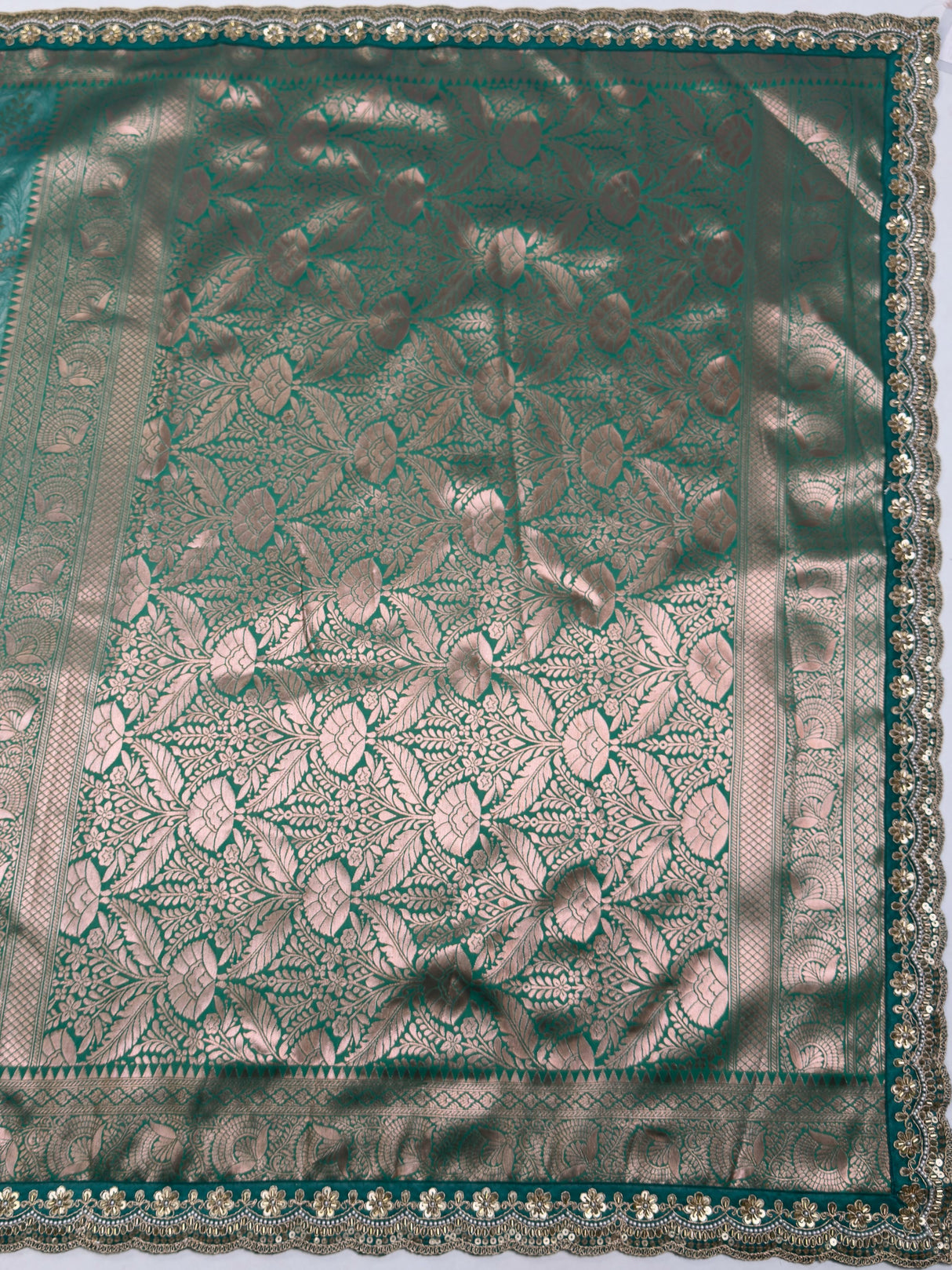 MIMOSA Saree Saree — pallu and zari work detail