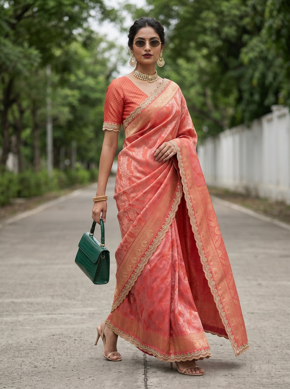 MIMOSA Saree Saree — pose 7 styling detail