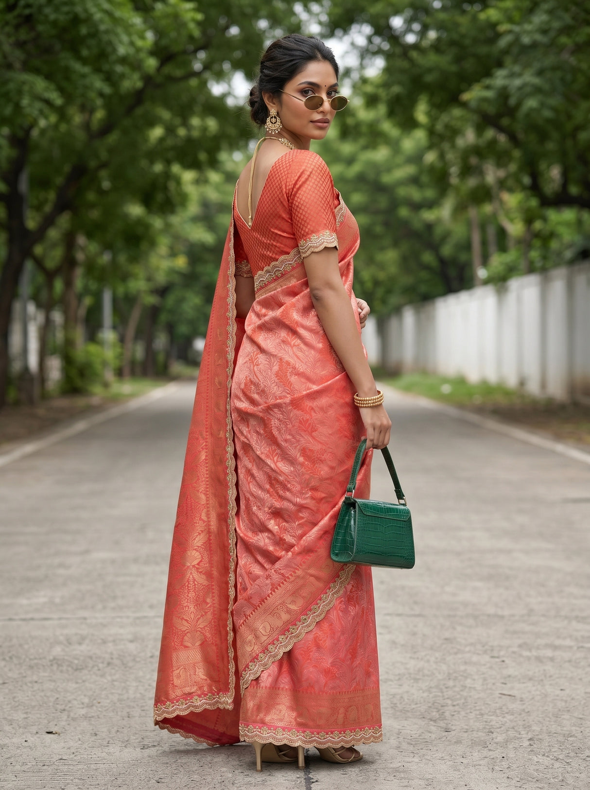 MIMOSA Saree Saree — pose 8 styling detail