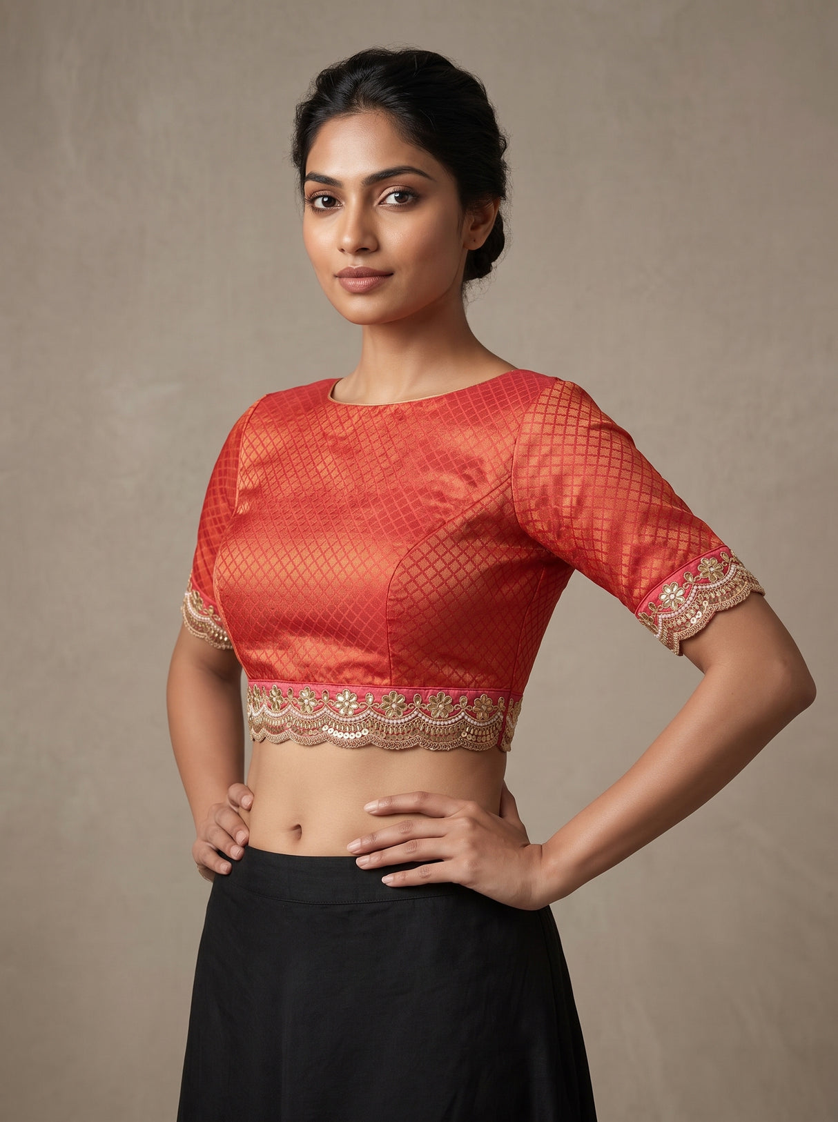 MIMOSA Saree Saree — blouse close-up