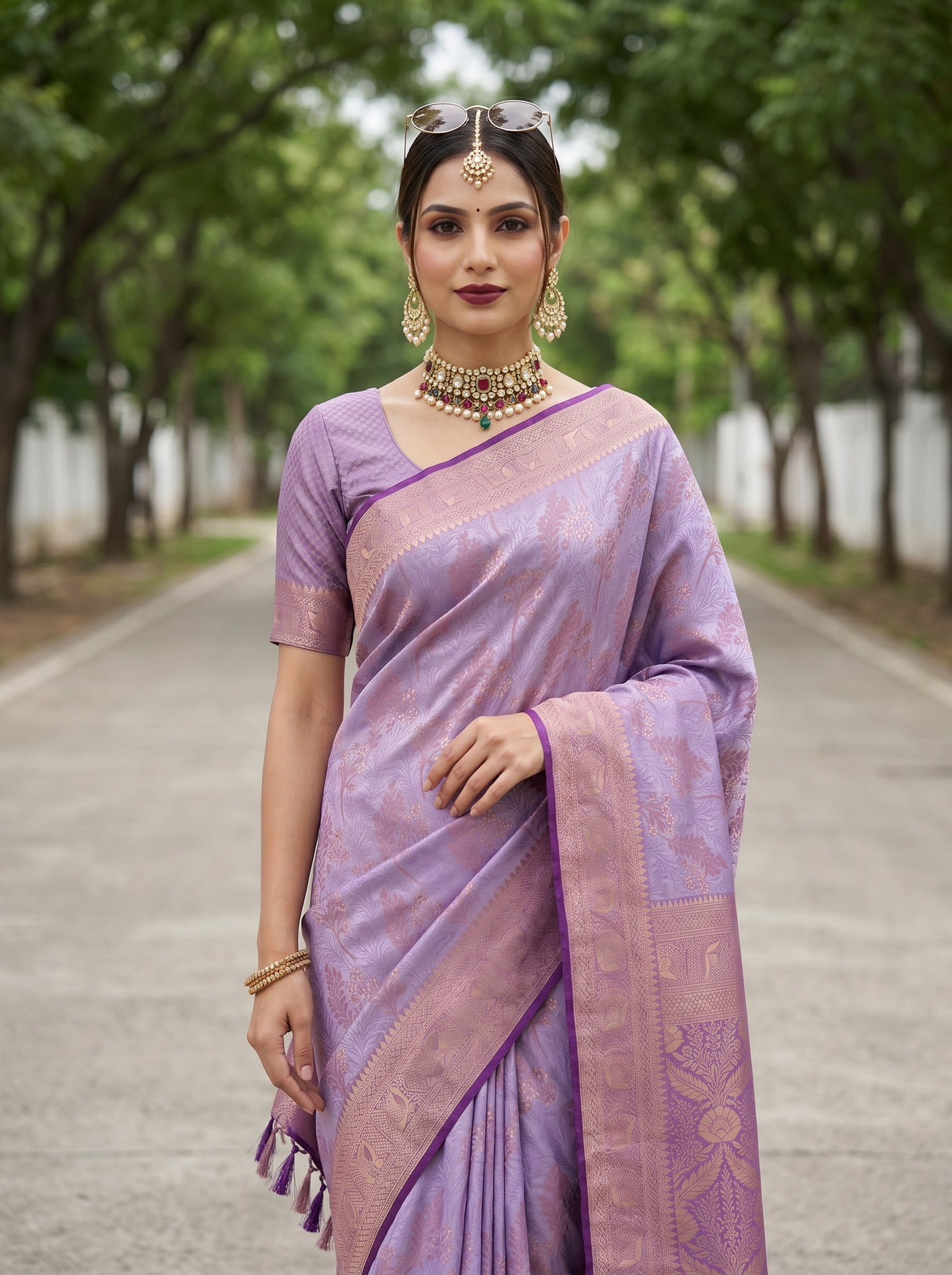 MIMOSA Saree Saree — pose 10 styling detail